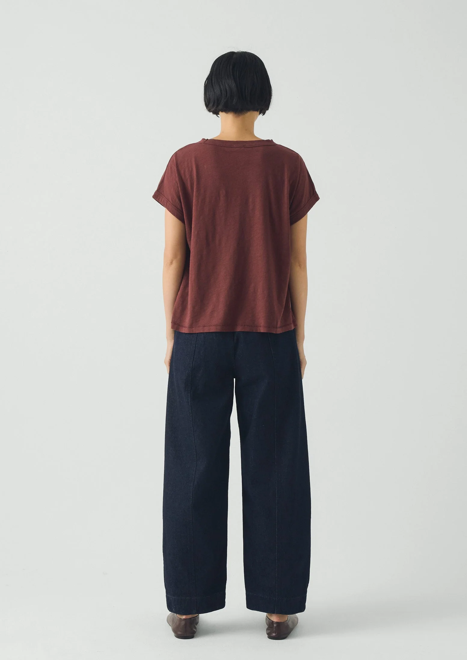 Alda Organic Cotton Easy Tee | Radicchio - Image 3