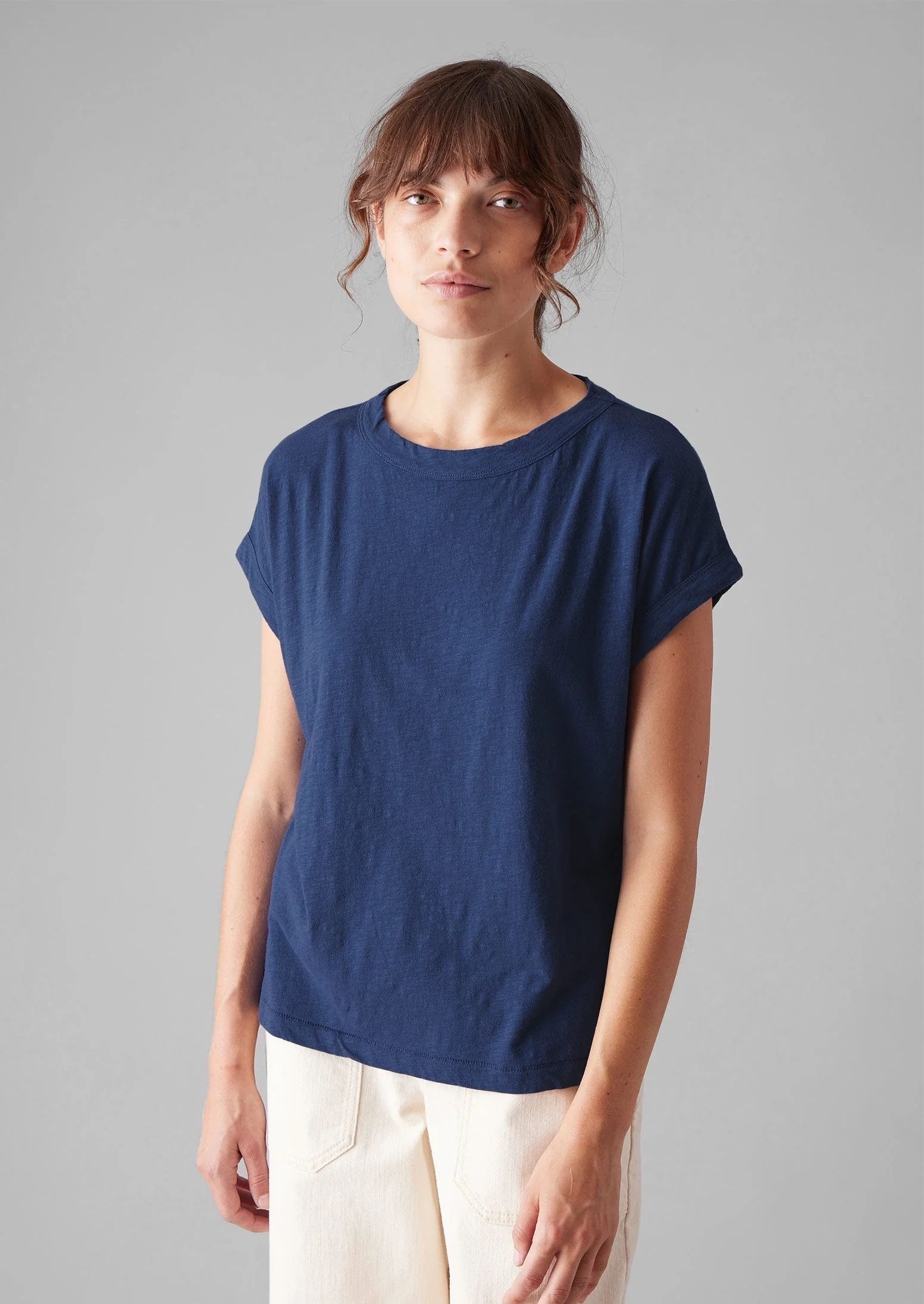 Alda Organic Cotton Easy Tee | Thistle - Image 2
