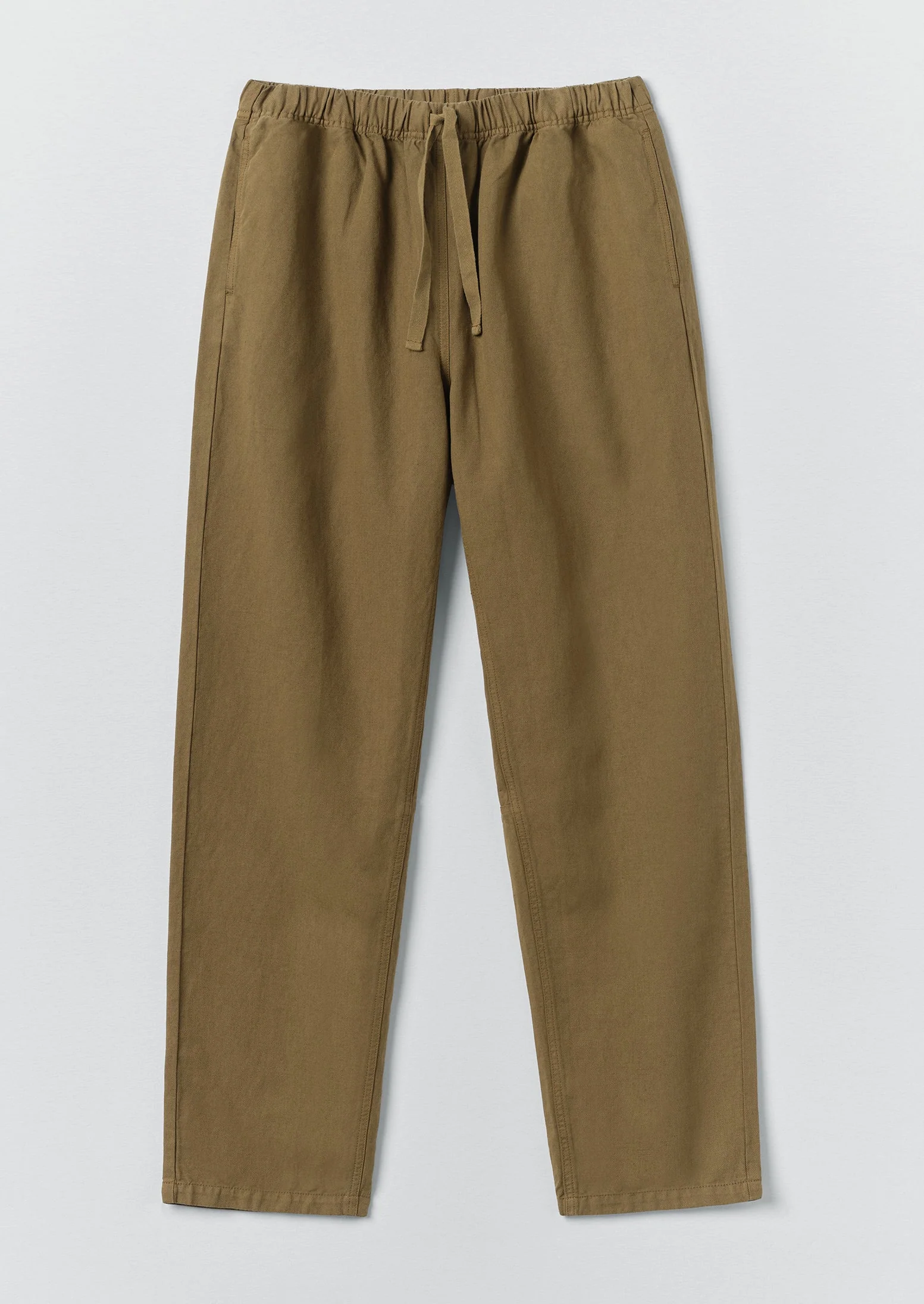 Alfie Garment Dyed Herringbone Pants | Woodland Green - Image 8