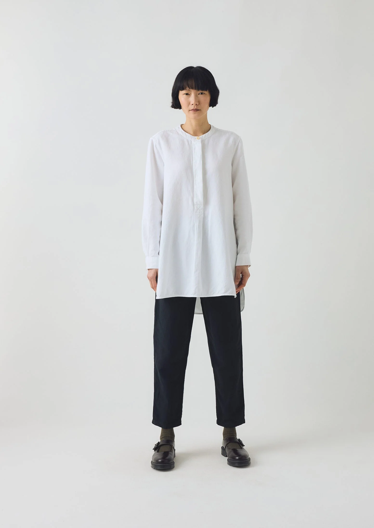 Alix Cotton Linen Pants | Slate Navy - Image 3
