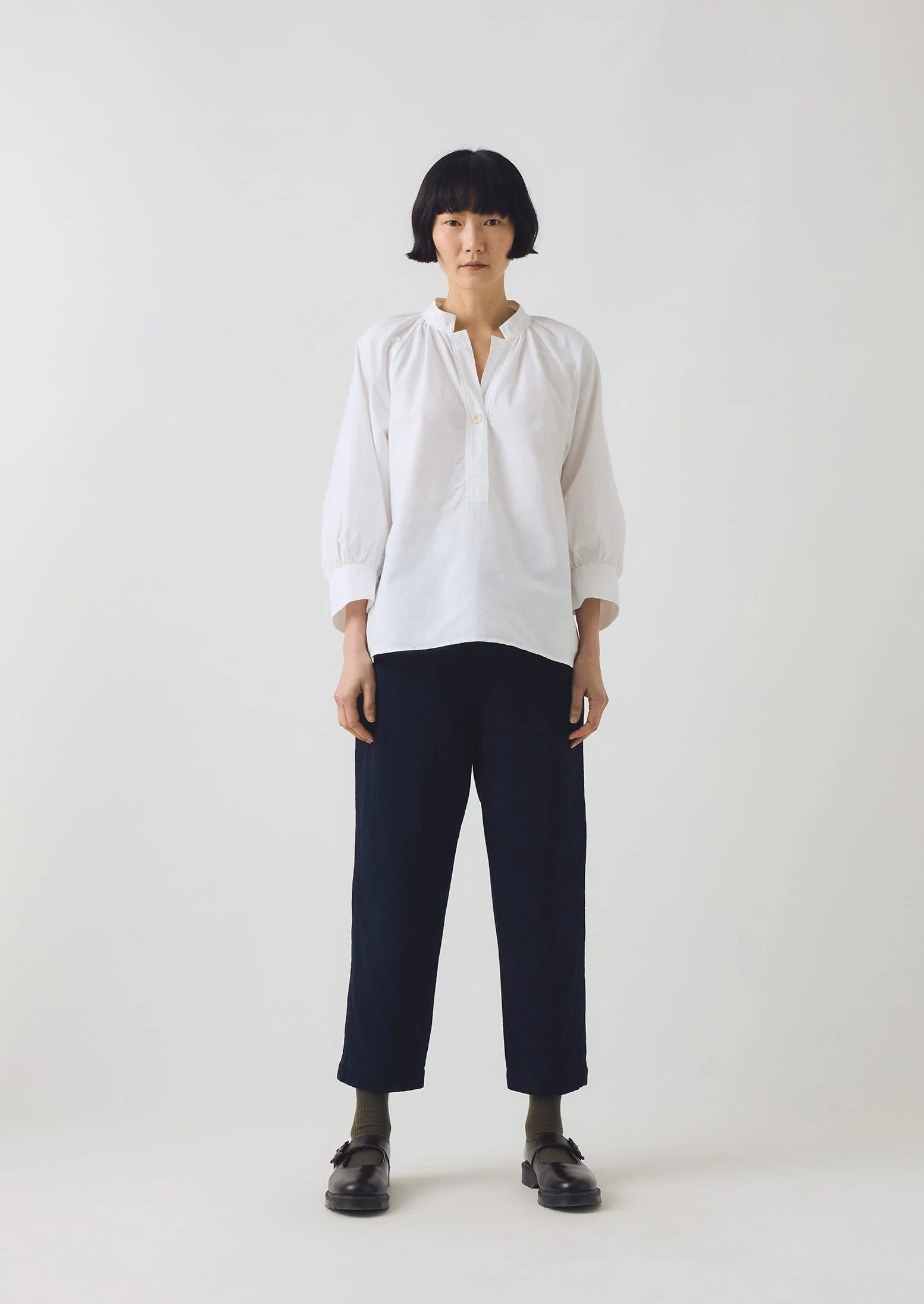 Alix Indigo Twill Pants | Indigo - Image 3