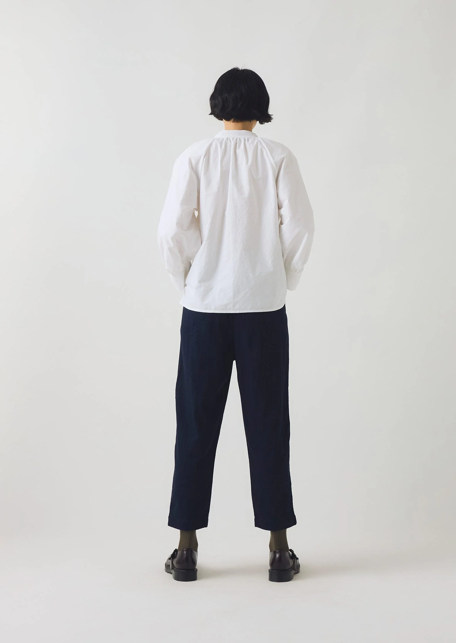 Alix Indigo Twill Pants | Indigo - Image 4