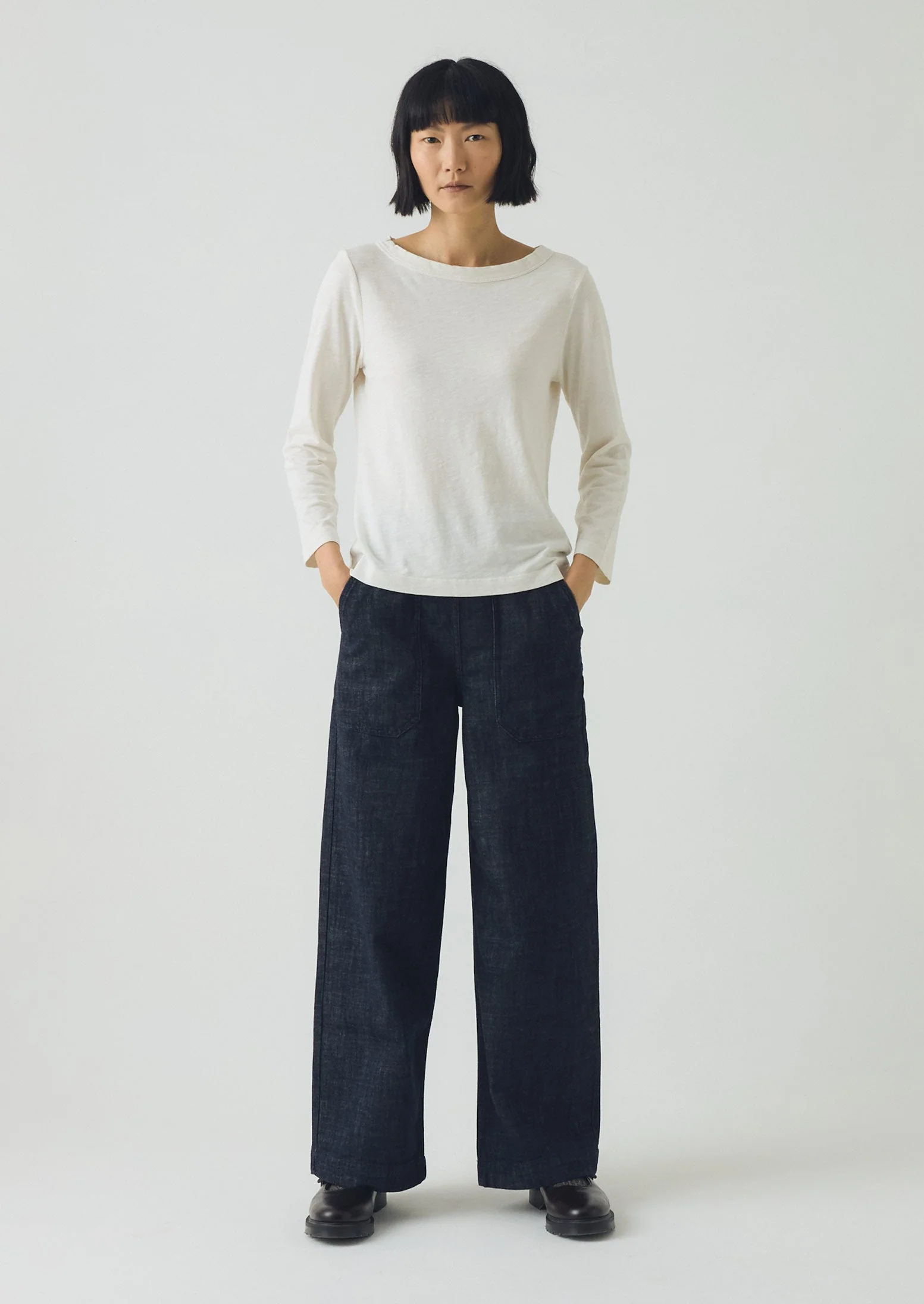 Annie Organic Denim Full Length Jeans | Indigo - Image 4