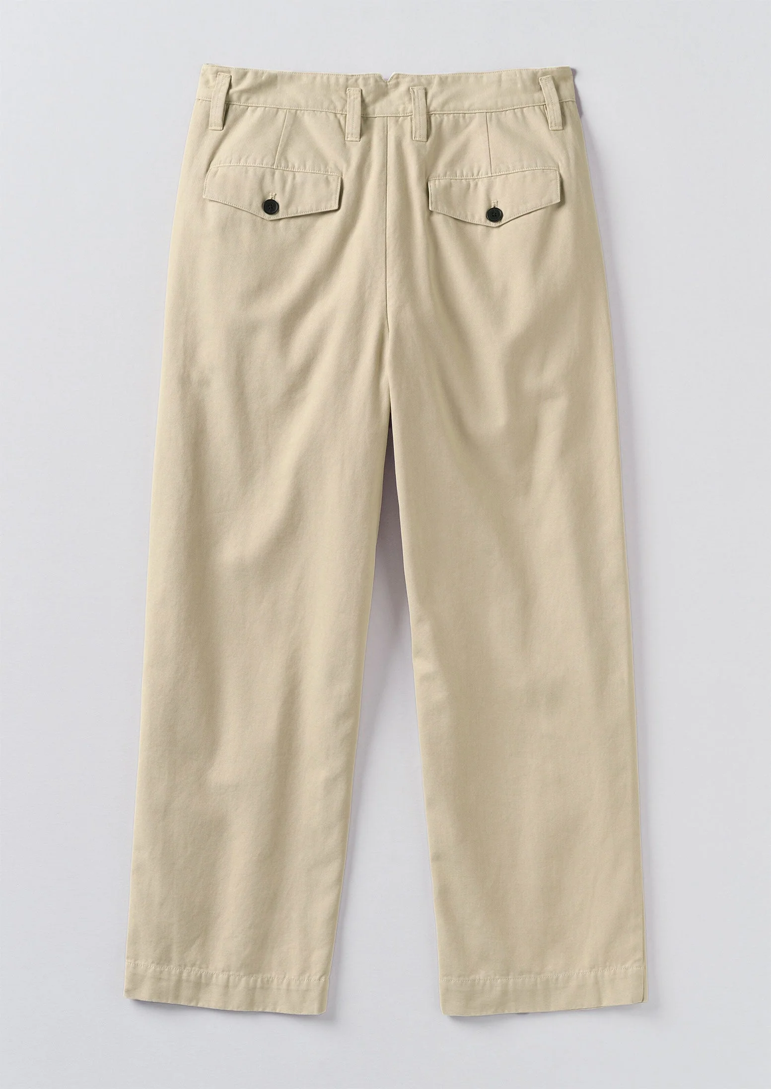 Bill Cotton Canvas Wide Leg Pants | Stone - Image 7