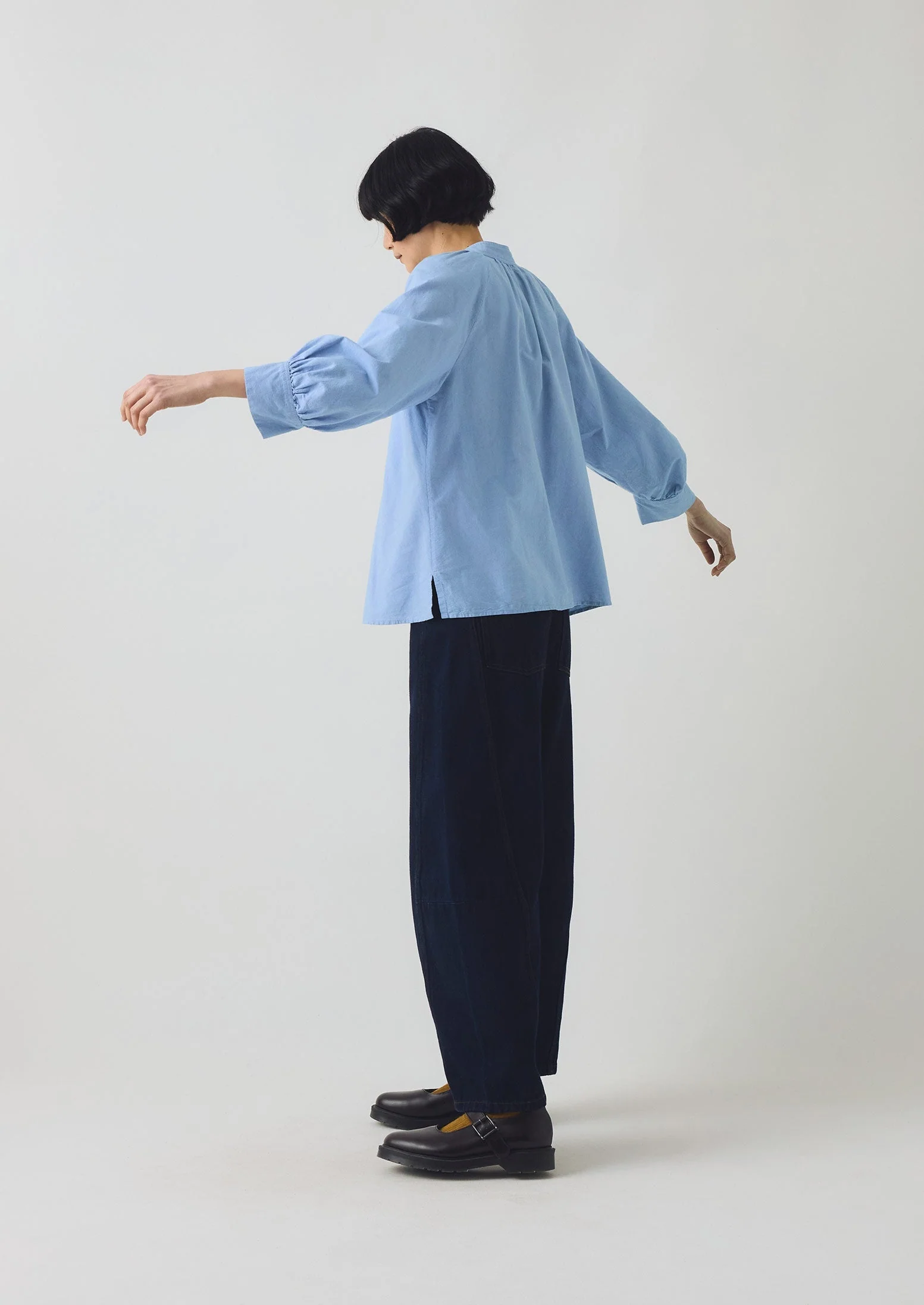 Catrin Cotton Oxford Easy Shirt | Chambray - Image 2
