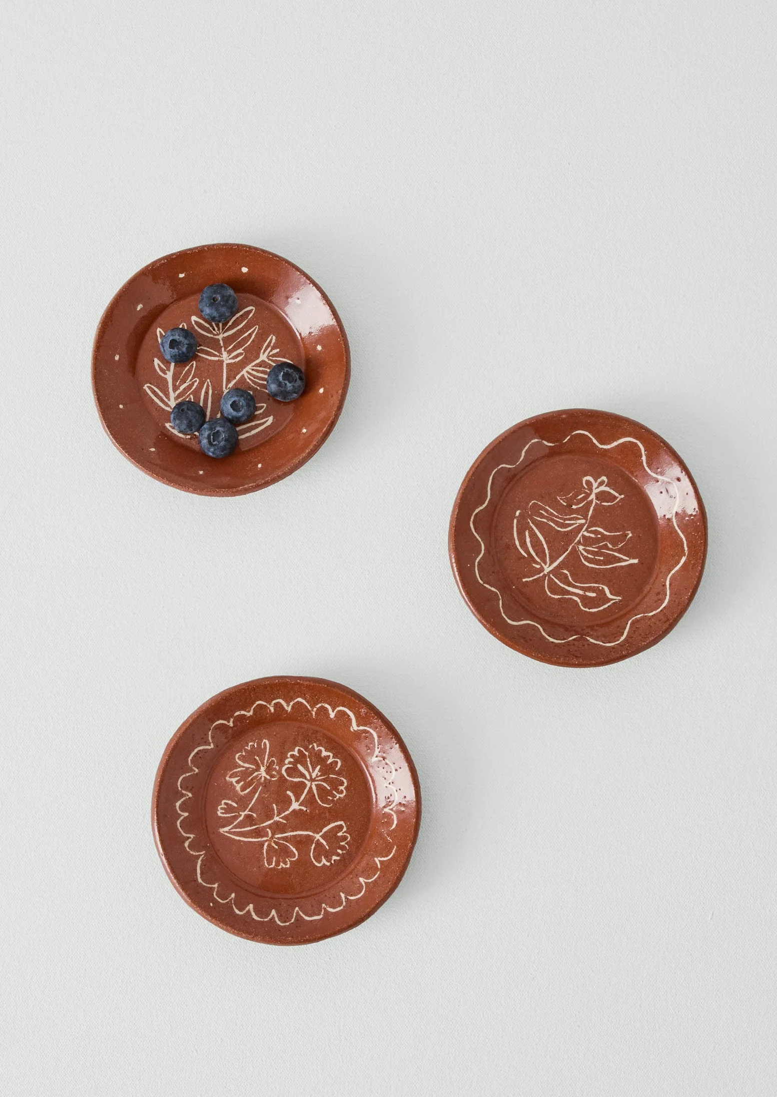Celia Wood Parsley Trinket Dish | Terracotta/Parsley - Image 2