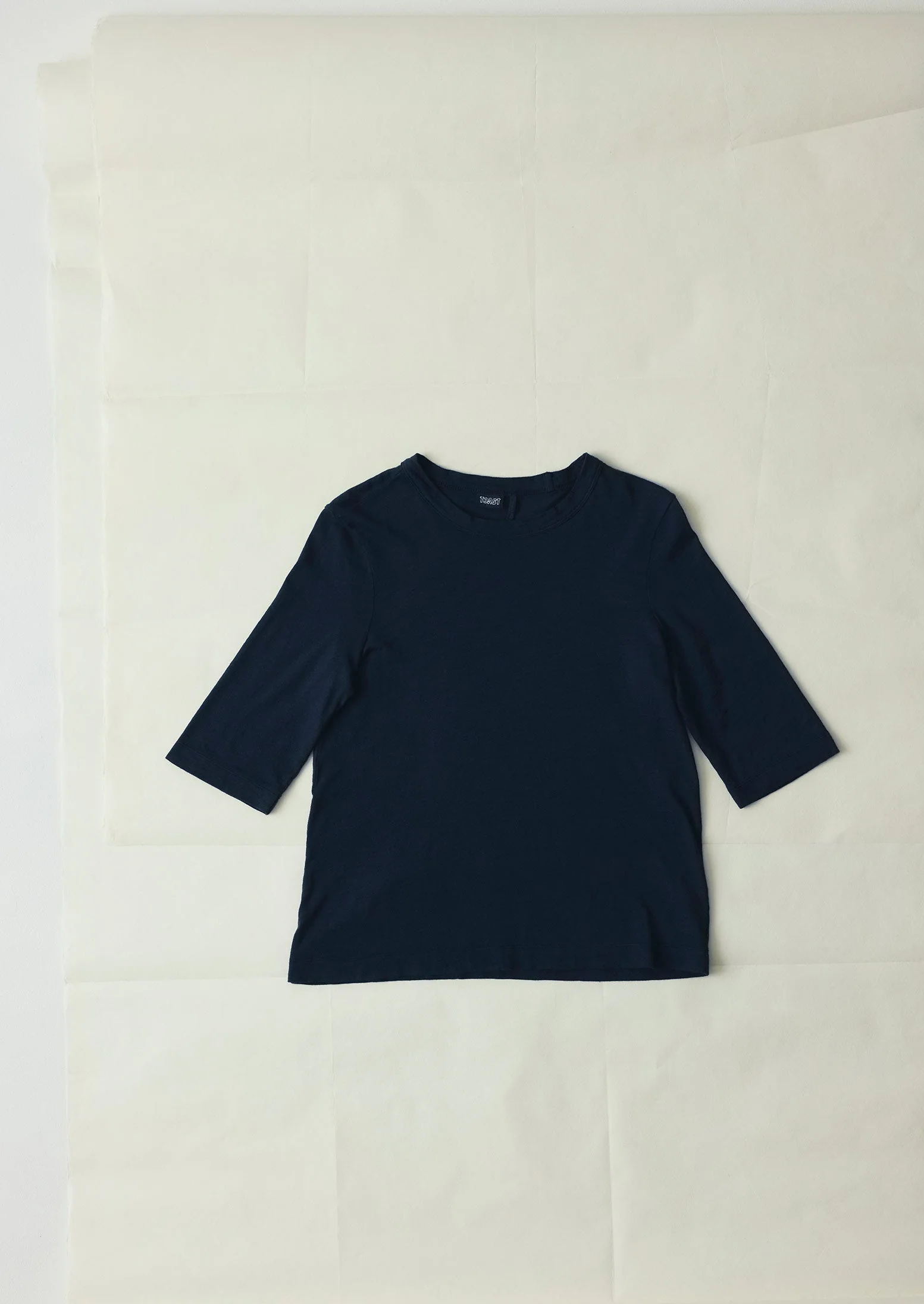 Cleo Garment Dyed Organic Cotton Tee | Indigo