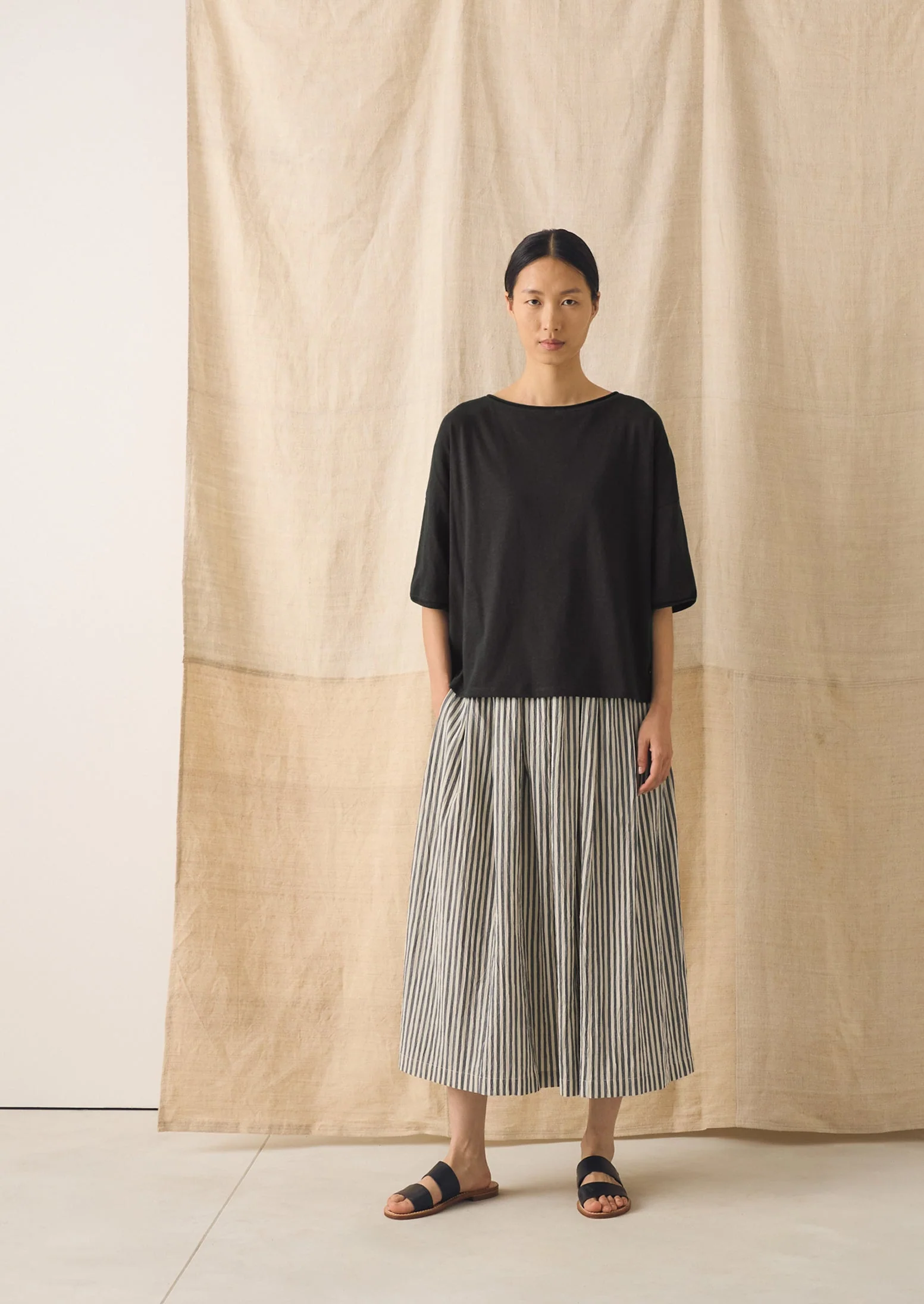 Cotton Hemp Jersey Tee | Slate - Image 2
