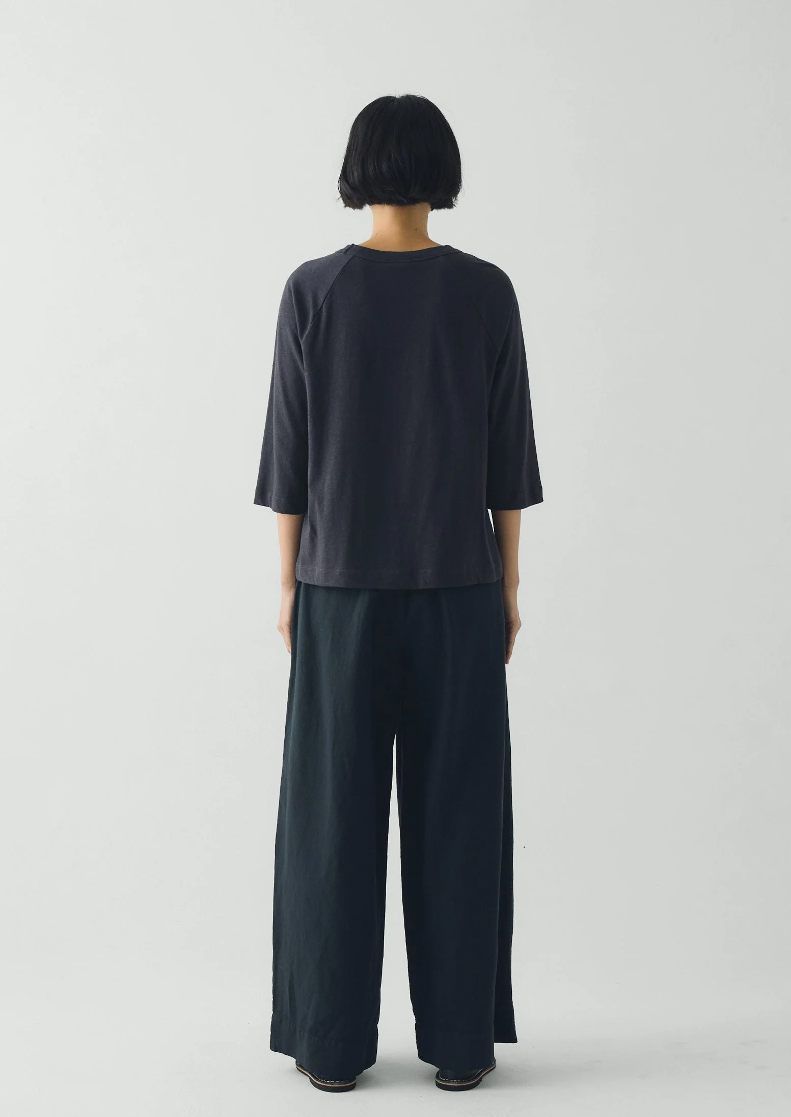 Cotton Hemp Raglan Tee | Slate - Image 3
