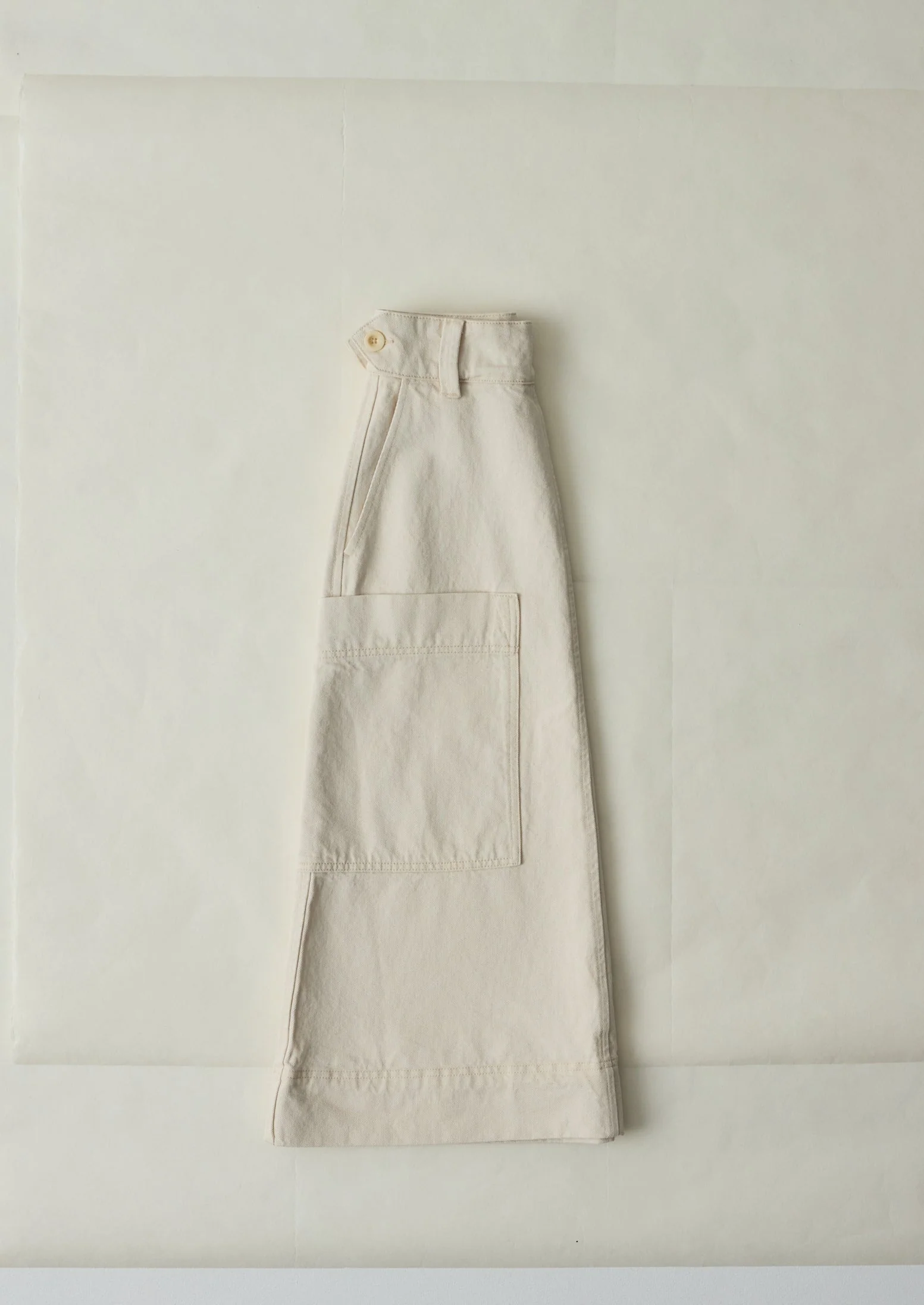 Denim Skirt | Ecru - Image 6