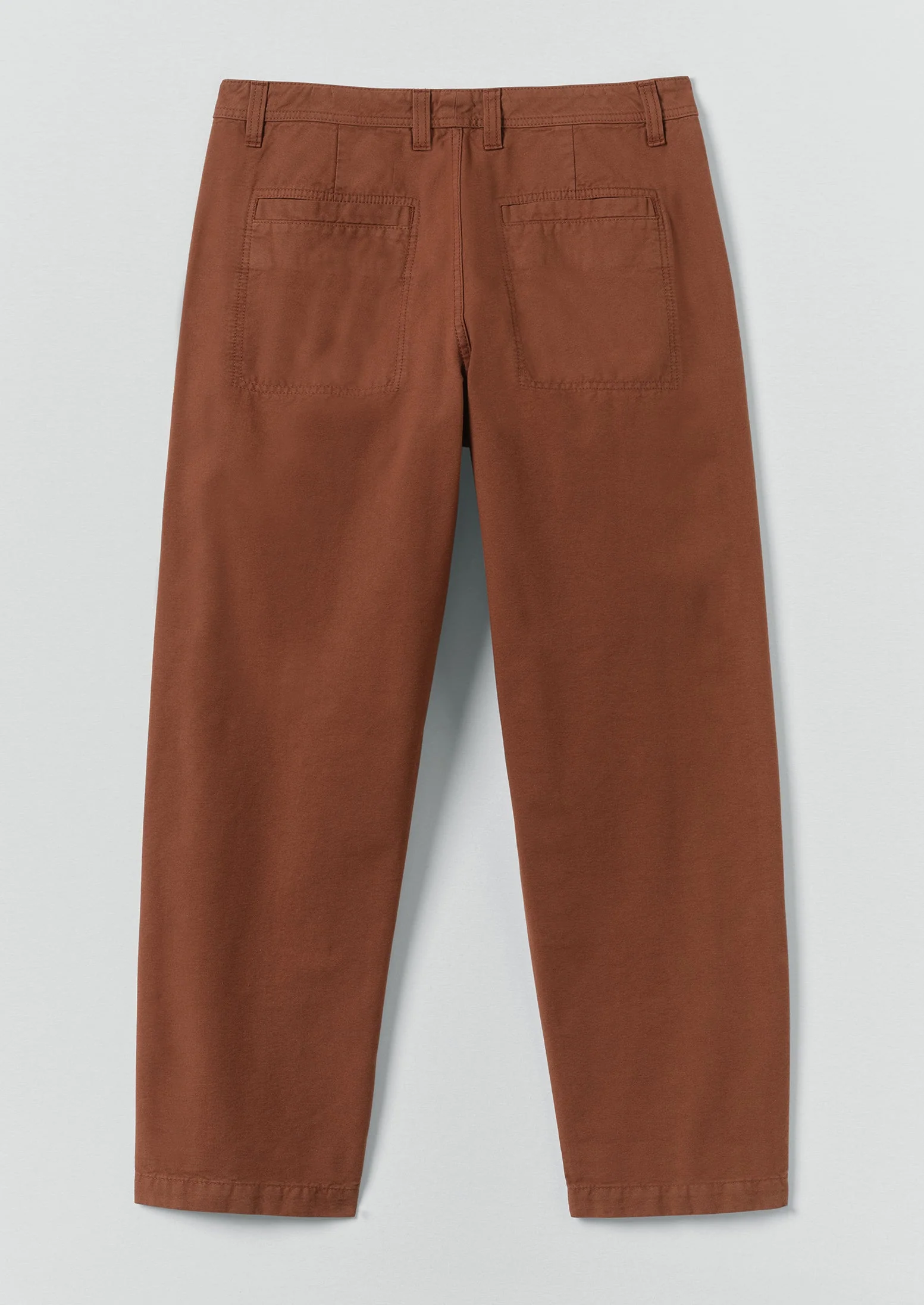 Elliot Garment Dyed Cotton Canvas Pants | Cinnamon - Image 7