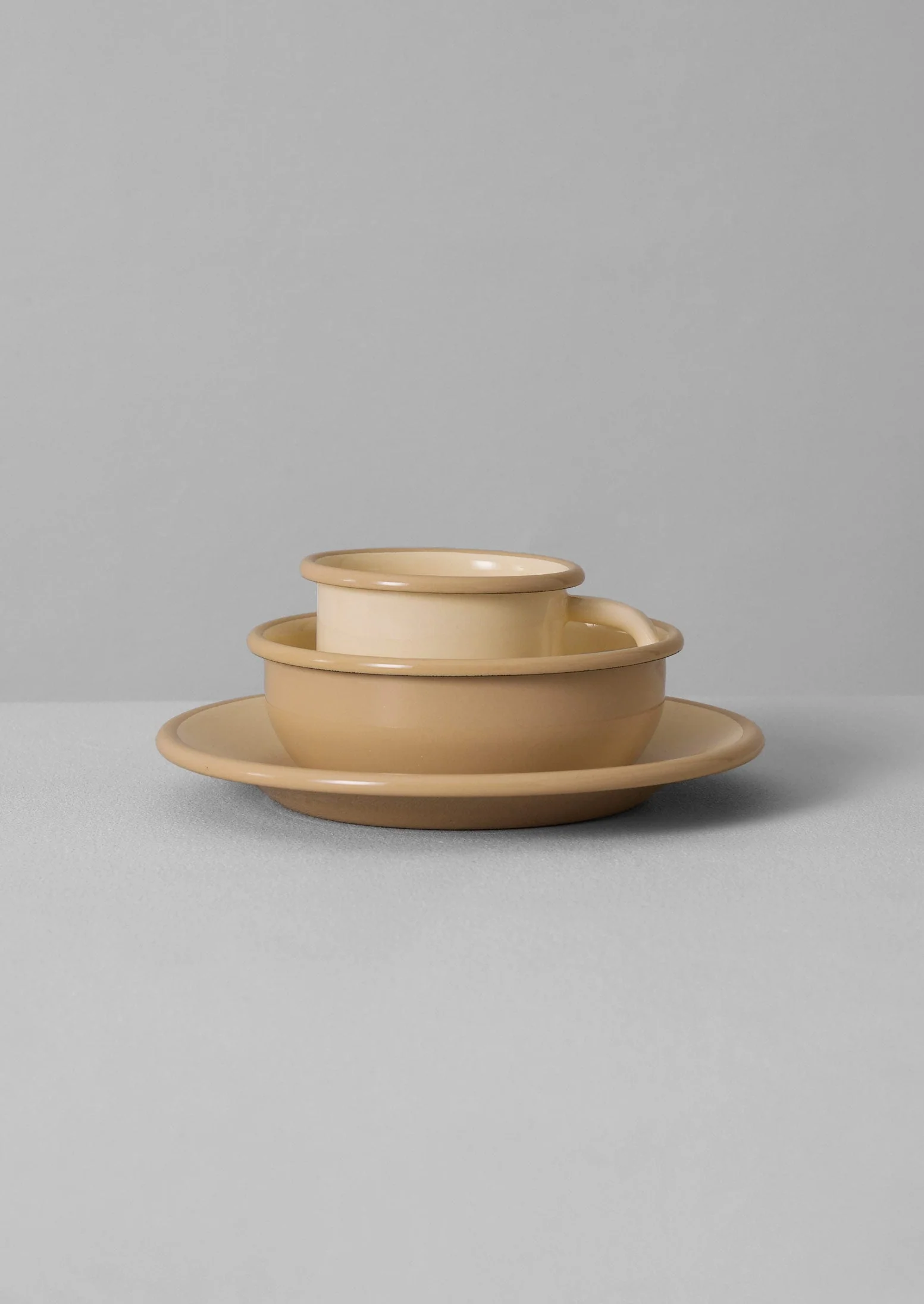 Enamel Picnic Bowl | Putty/Cream - Image 4