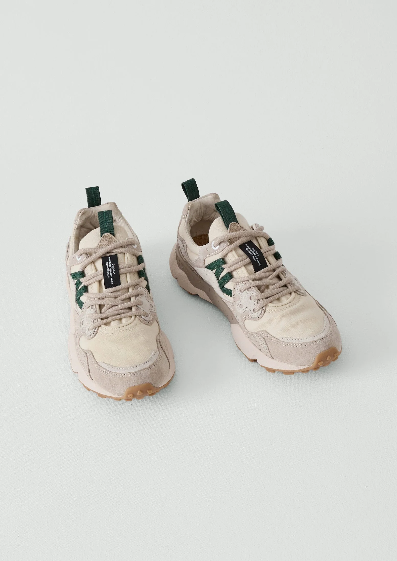 Flower Mountain Yamano Kaiso Sneakers | Green/Chalk Multi