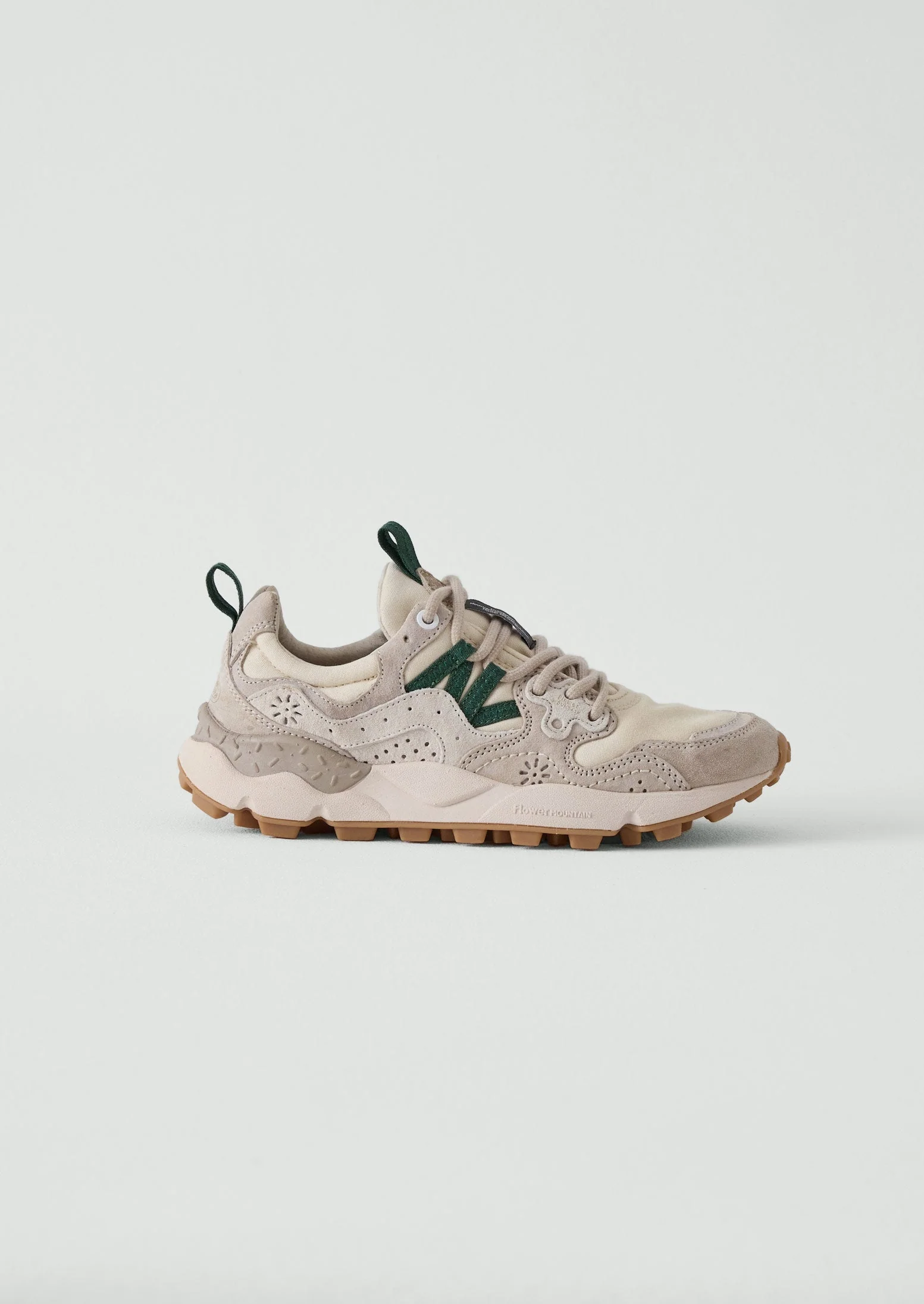 Flower Mountain Yamano Kaiso Sneakers | Green/Chalk Multi - Image 2