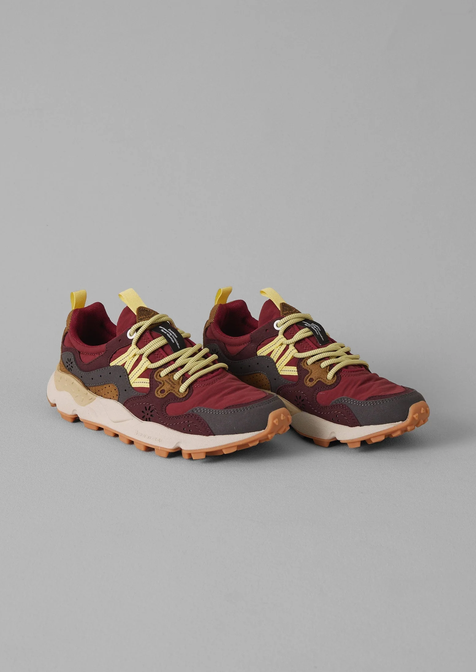 Flower Mountain Yamano Kaiso Sneakers | Brick/Iris - Image 3