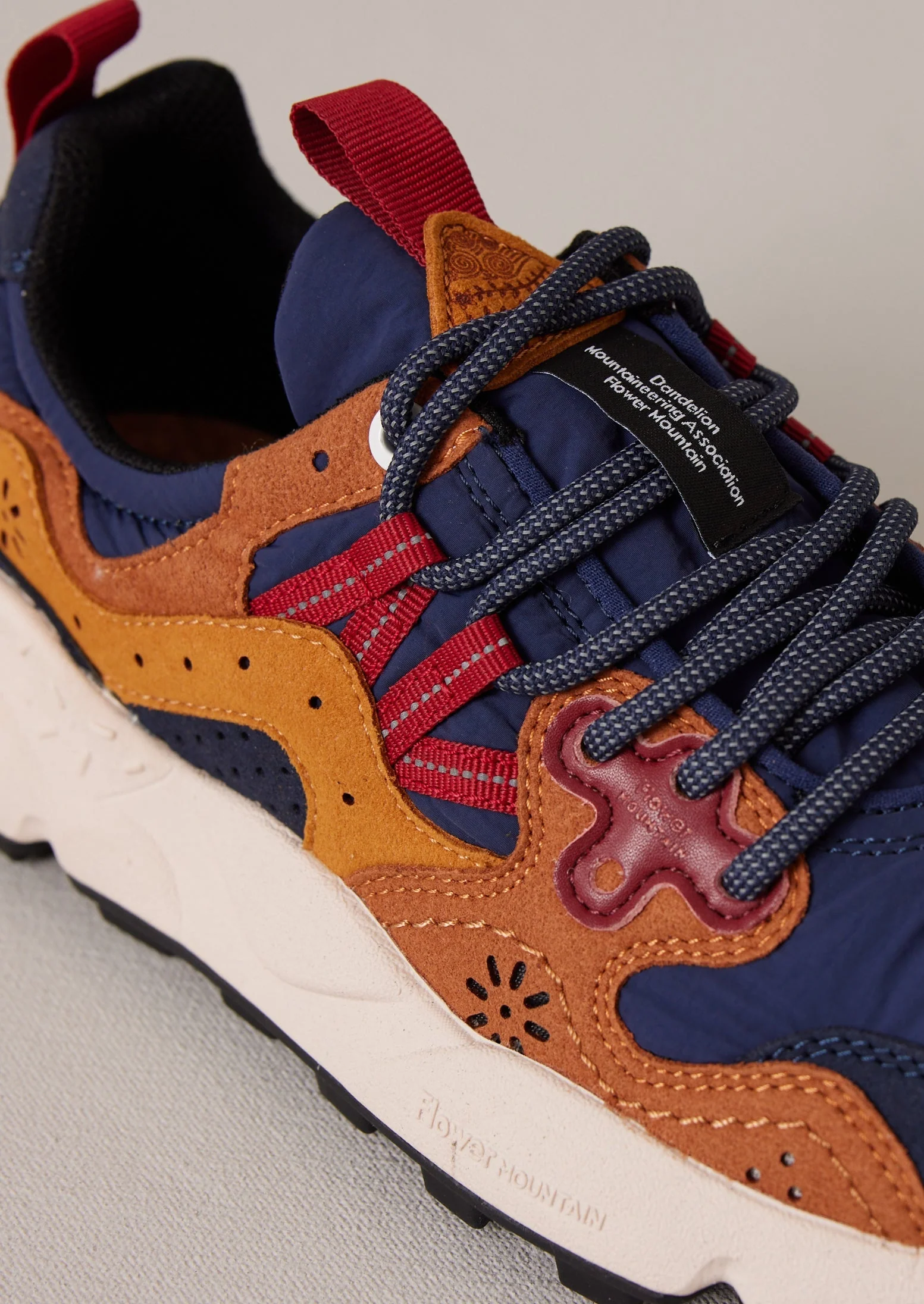 Flower Mountain Yamano Kaiso Sneakers | Indigo/Ginger - Image 4