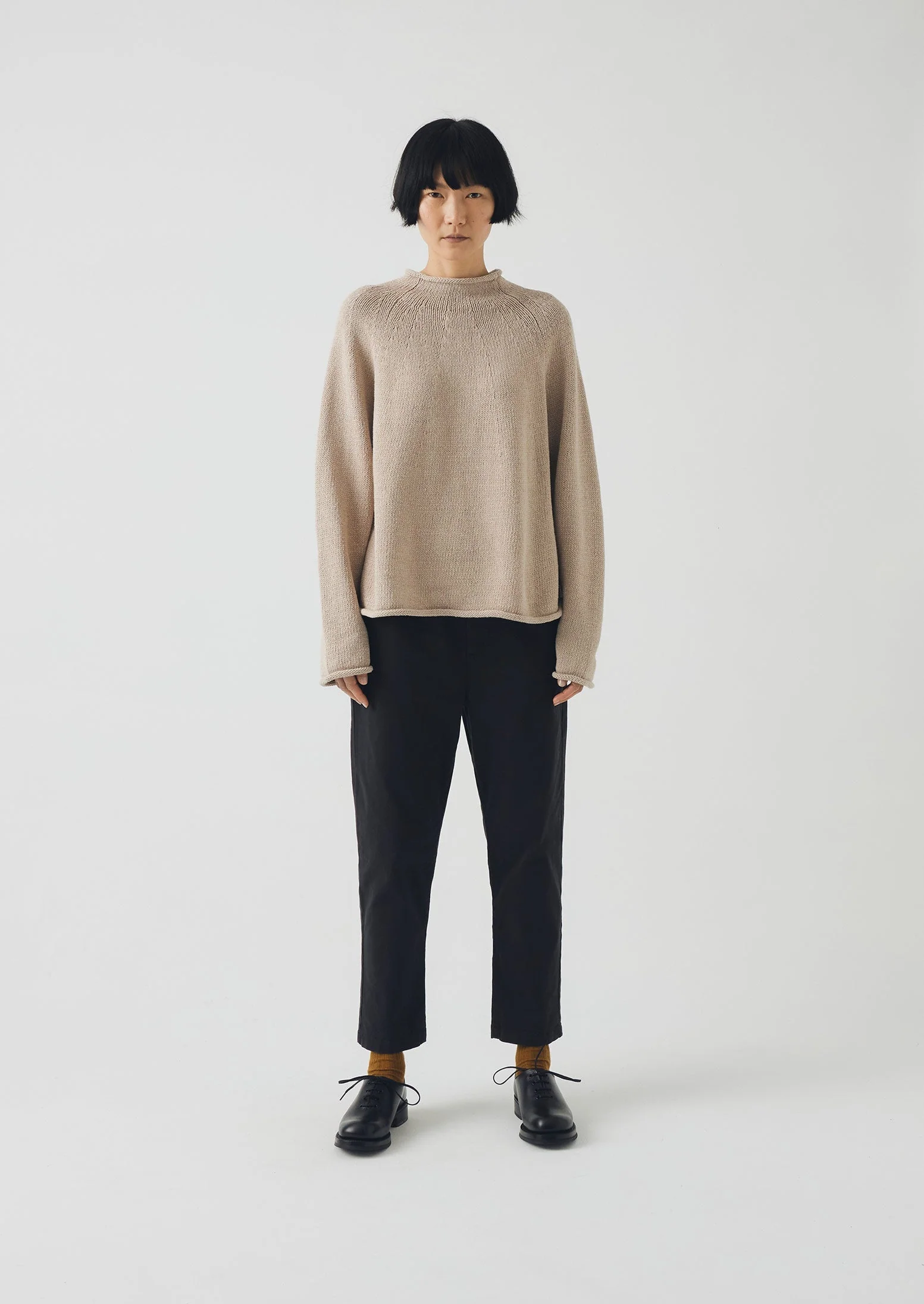 Gabi Cotton Pull On Pants | Soft Black - Image 3
