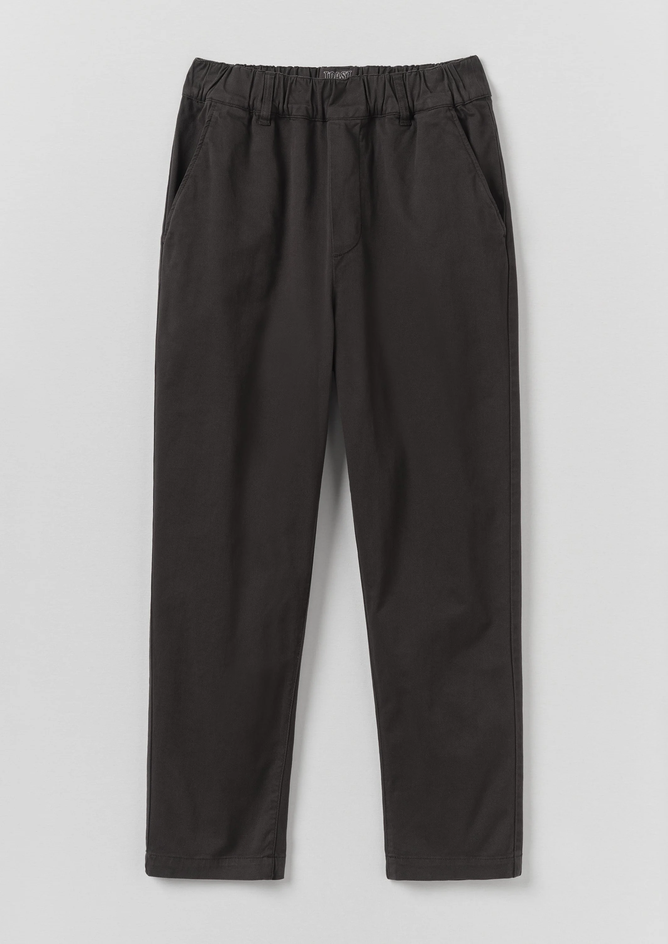 Gabi Cotton Pull On Pants | Soft Black - Image 6