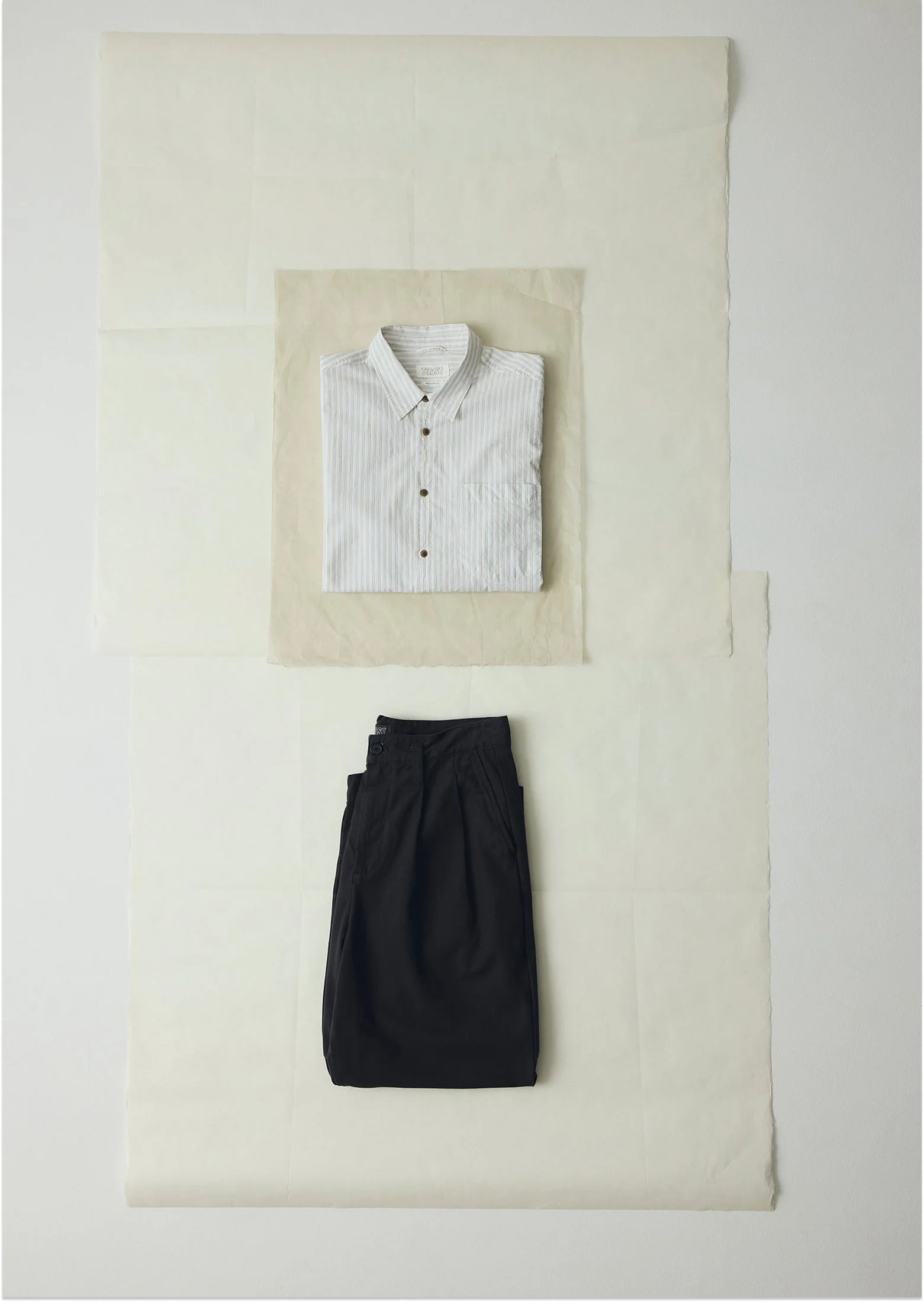 Jacquard Stripe Shirt | Shale Stone - Image 6