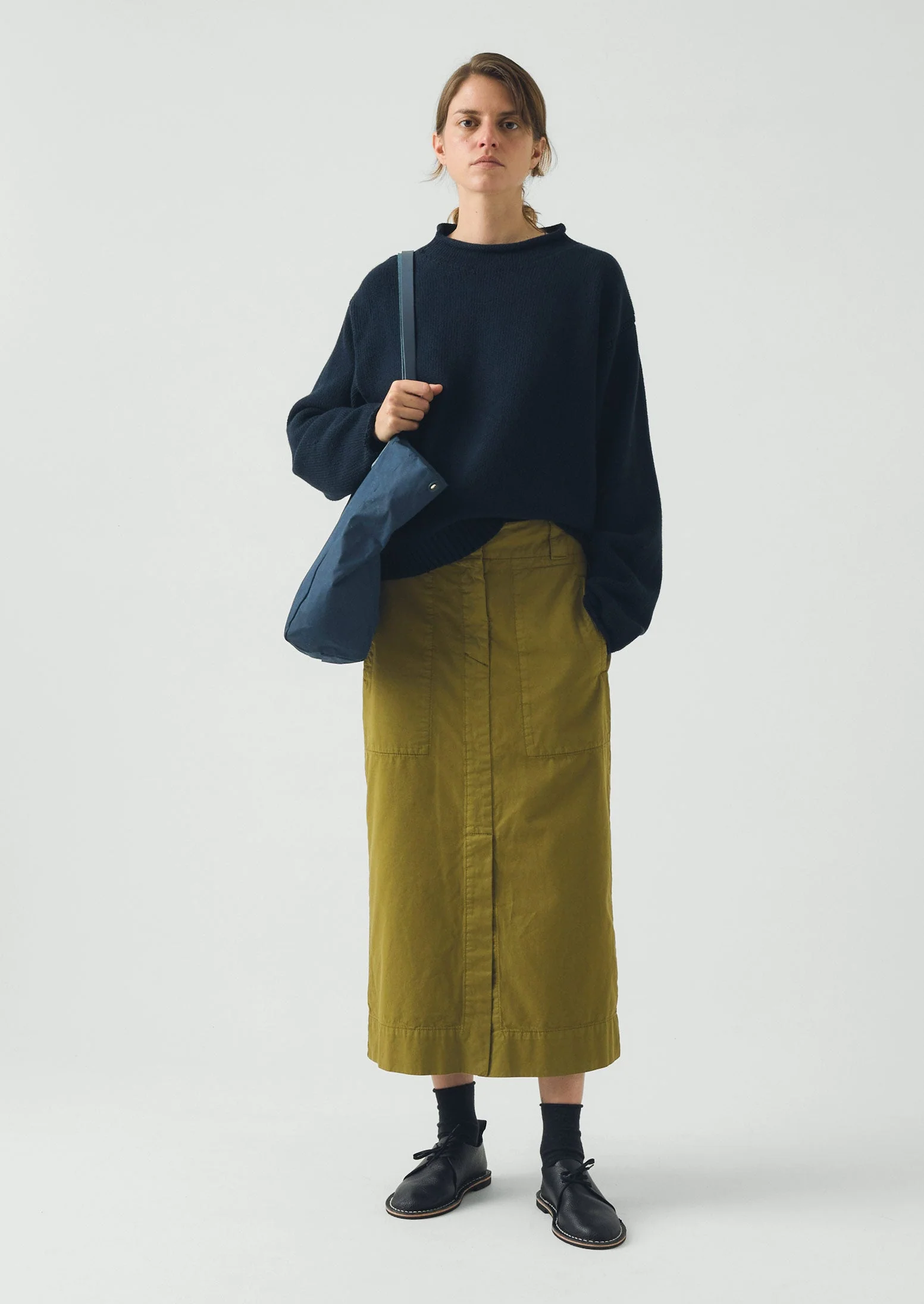Kate Sheridan Waxed Canvas Tote | Midnight - Image 5