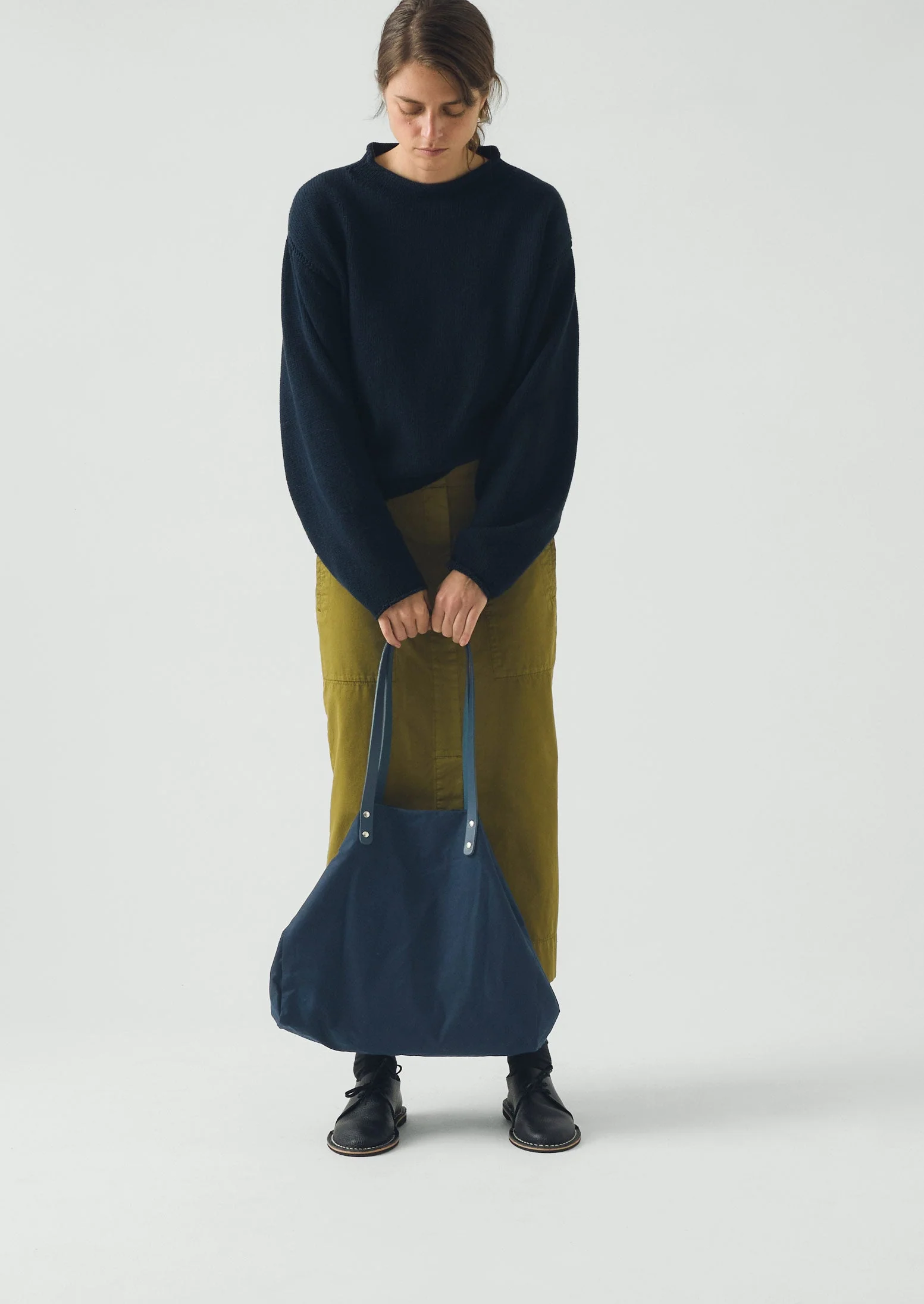 Kate Sheridan Waxed Canvas Tote | Midnight - Image 6