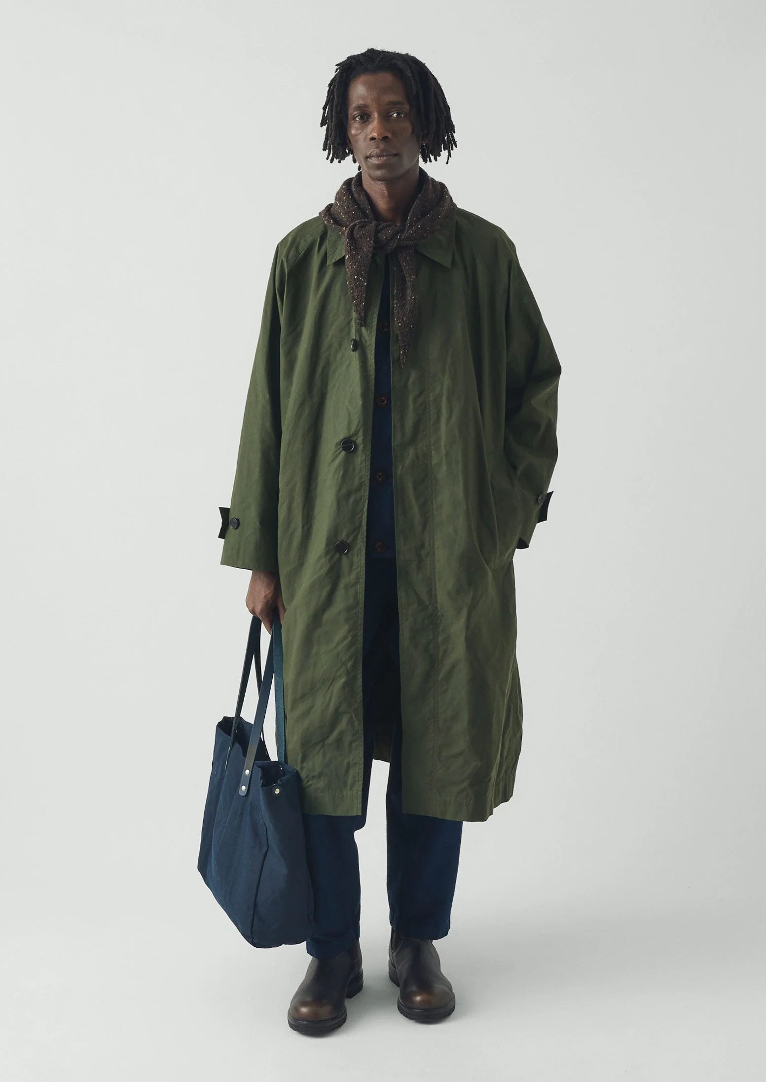 Kate Sheridan Waxed Canvas Tote | Midnight - Image 7