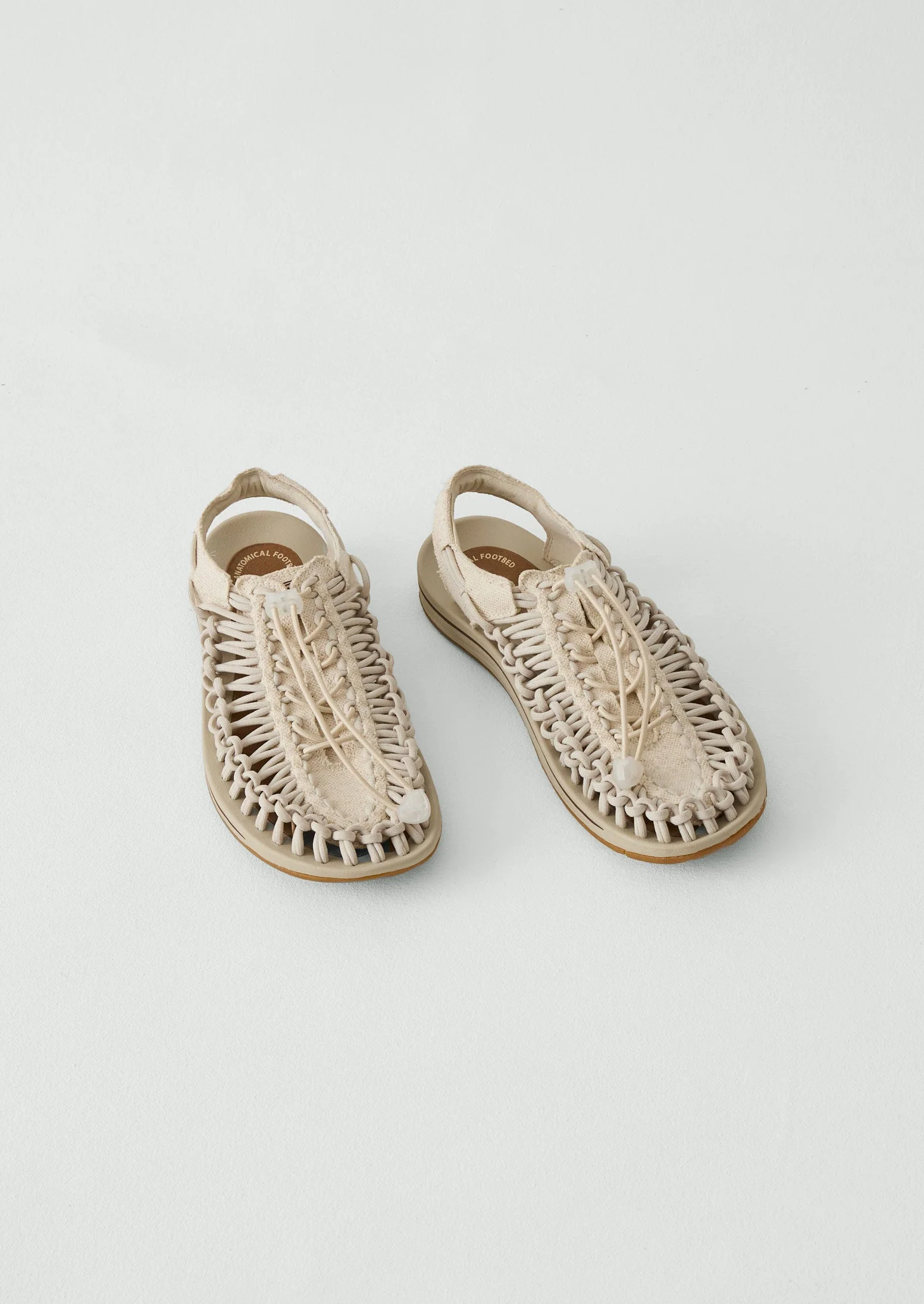 Keen Uneek Canvas Sandals | Natural/Birch