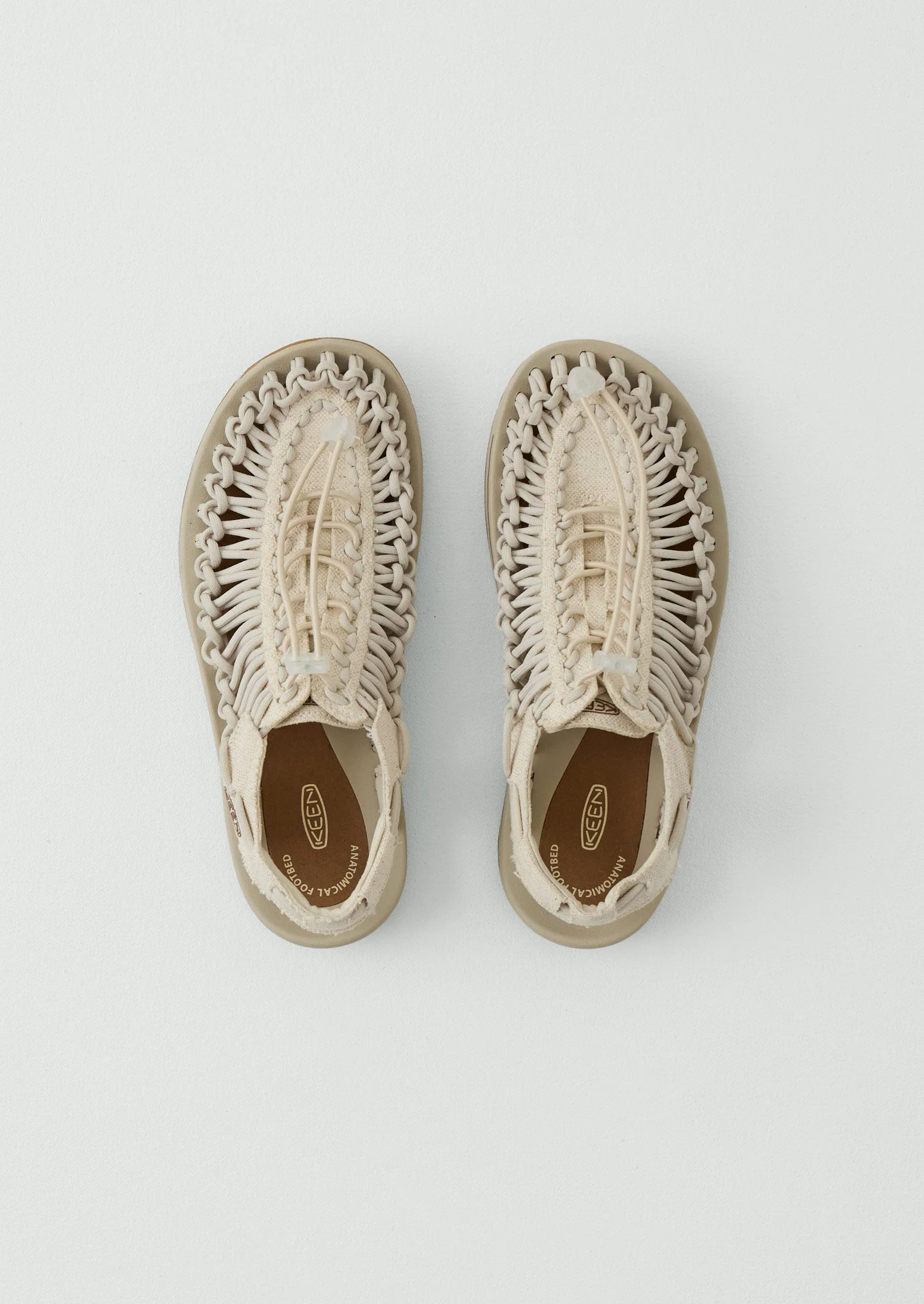 Keen Uneek Canvas Sandals | Natural/Birch - Image 3