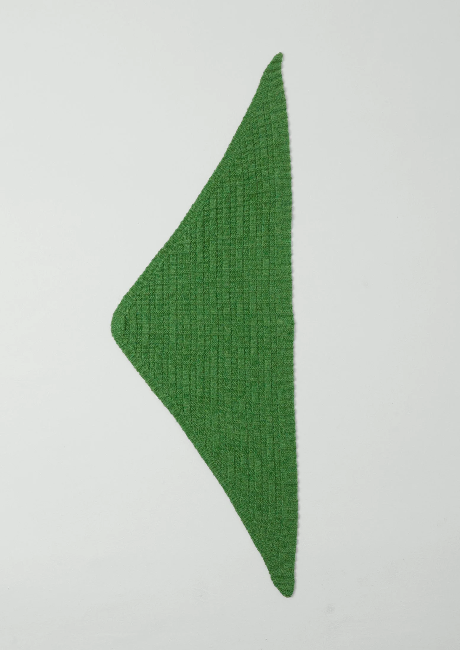 Knitted Wool Bandana | Garden Green - Image 4