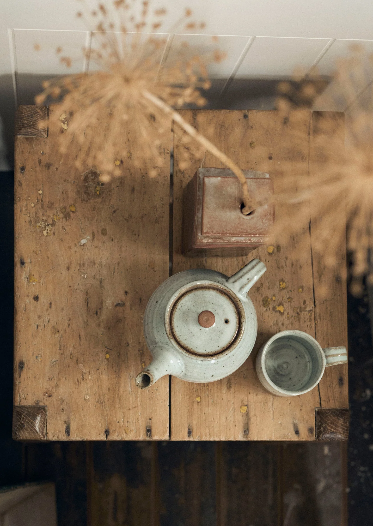 Leach Pottery Tea Pot | Blue Nuka - Image 3