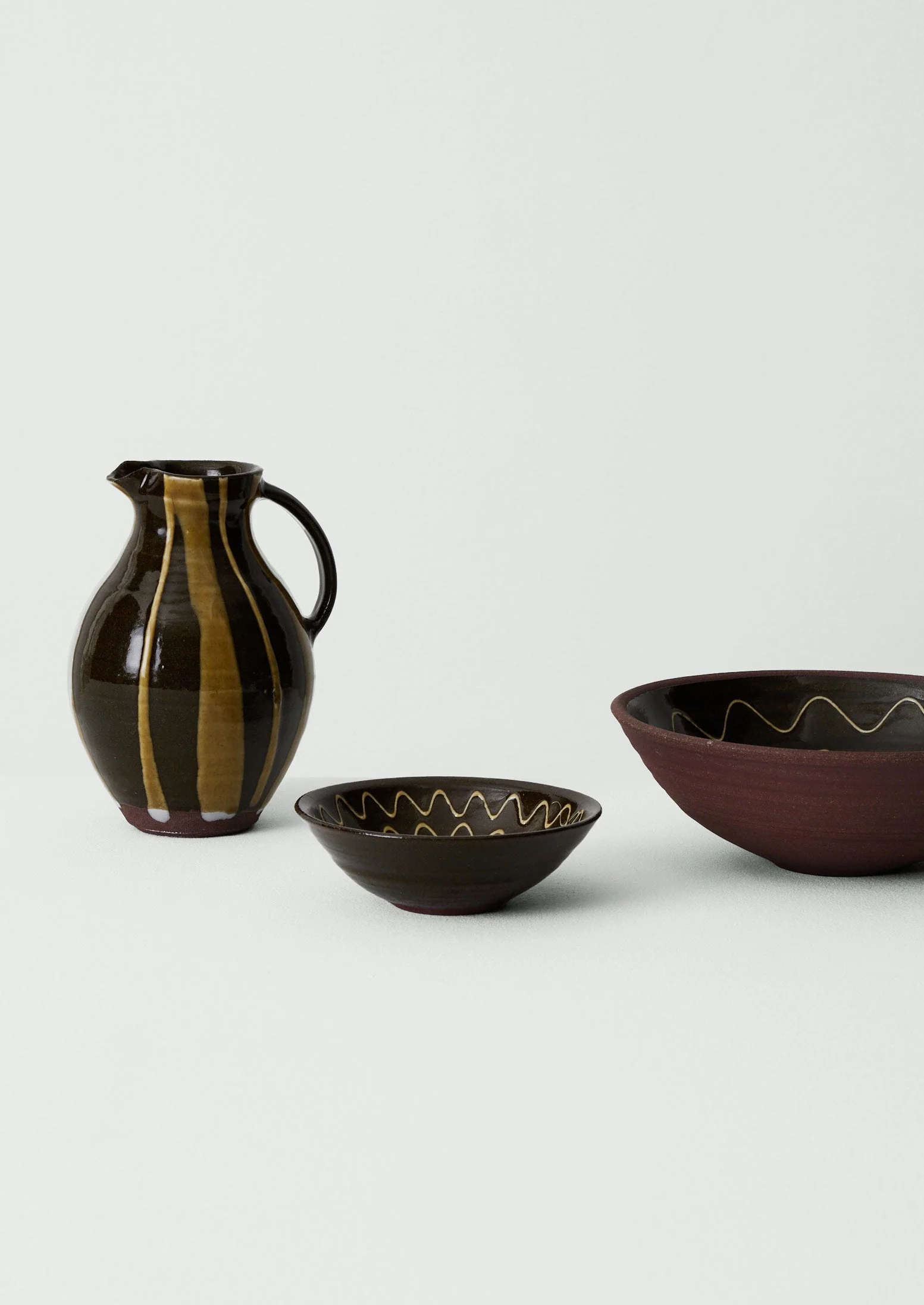 Lily Pearmain Flower Pattern Small Bowl | Peat/Terracotta - Image 4