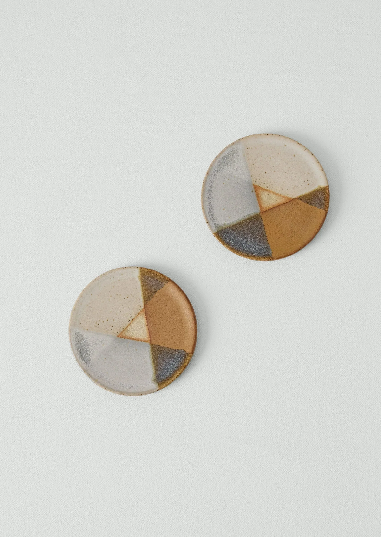 Liz Vidal Dipped Coaster Set | Rust/Grey - Image 2