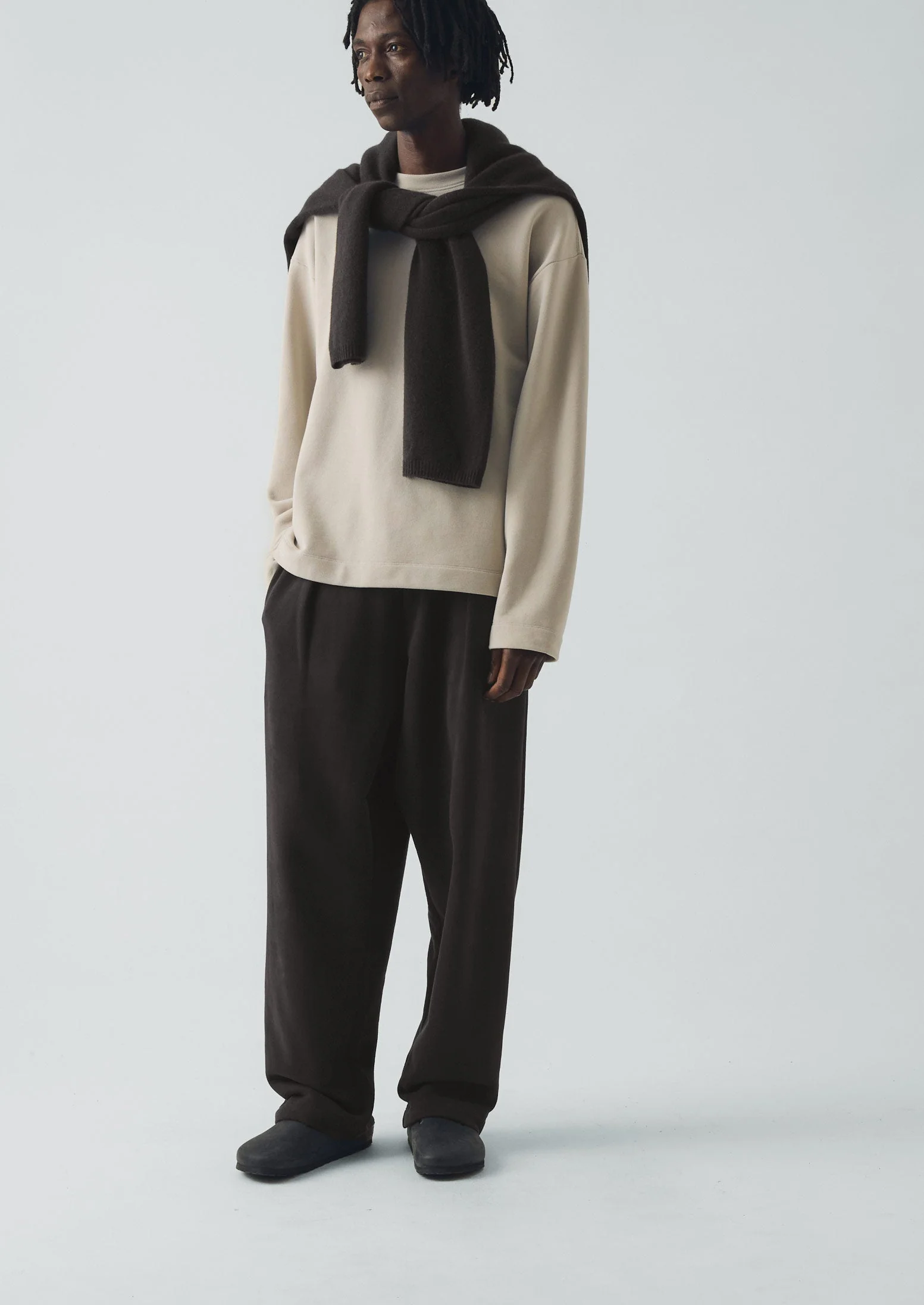 Loopback Jersey Sweatshirt | Oat Grey - Image 2