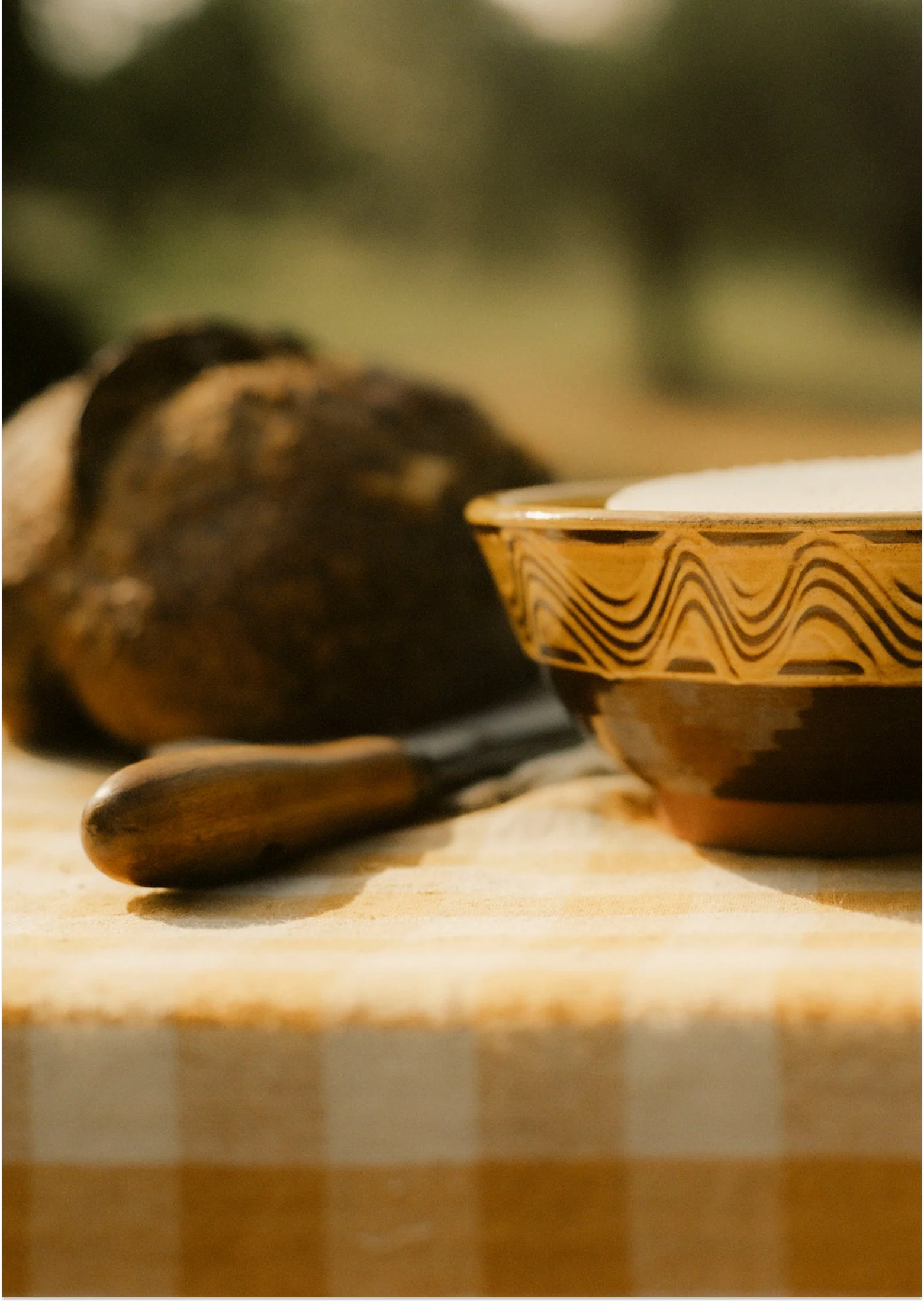 Matt Grimmitt Slipware Bowl | Honey/Terracotta - Image 3