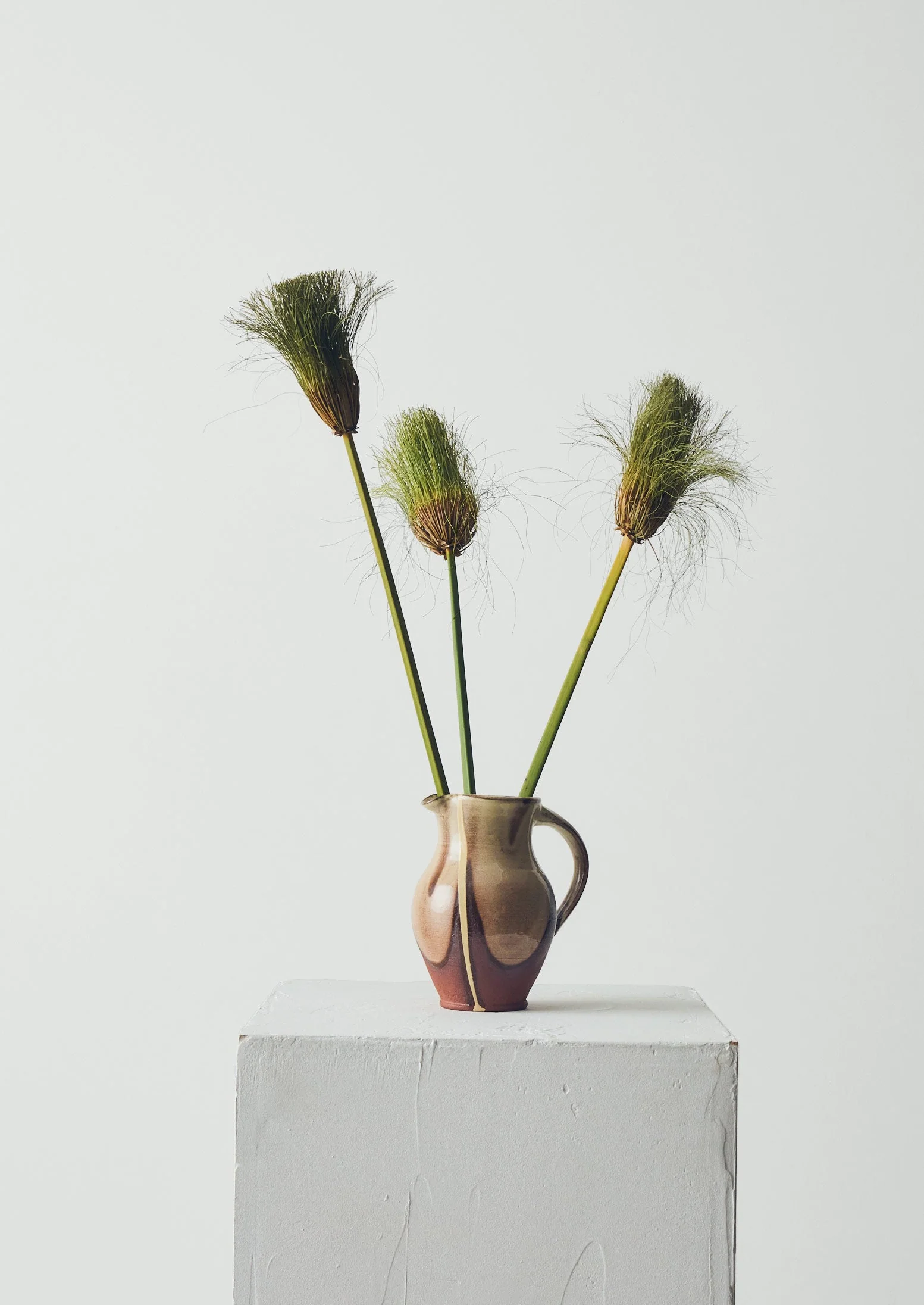 Mollie Milton Slipware Jug | Terracotta/Cream - Image 2