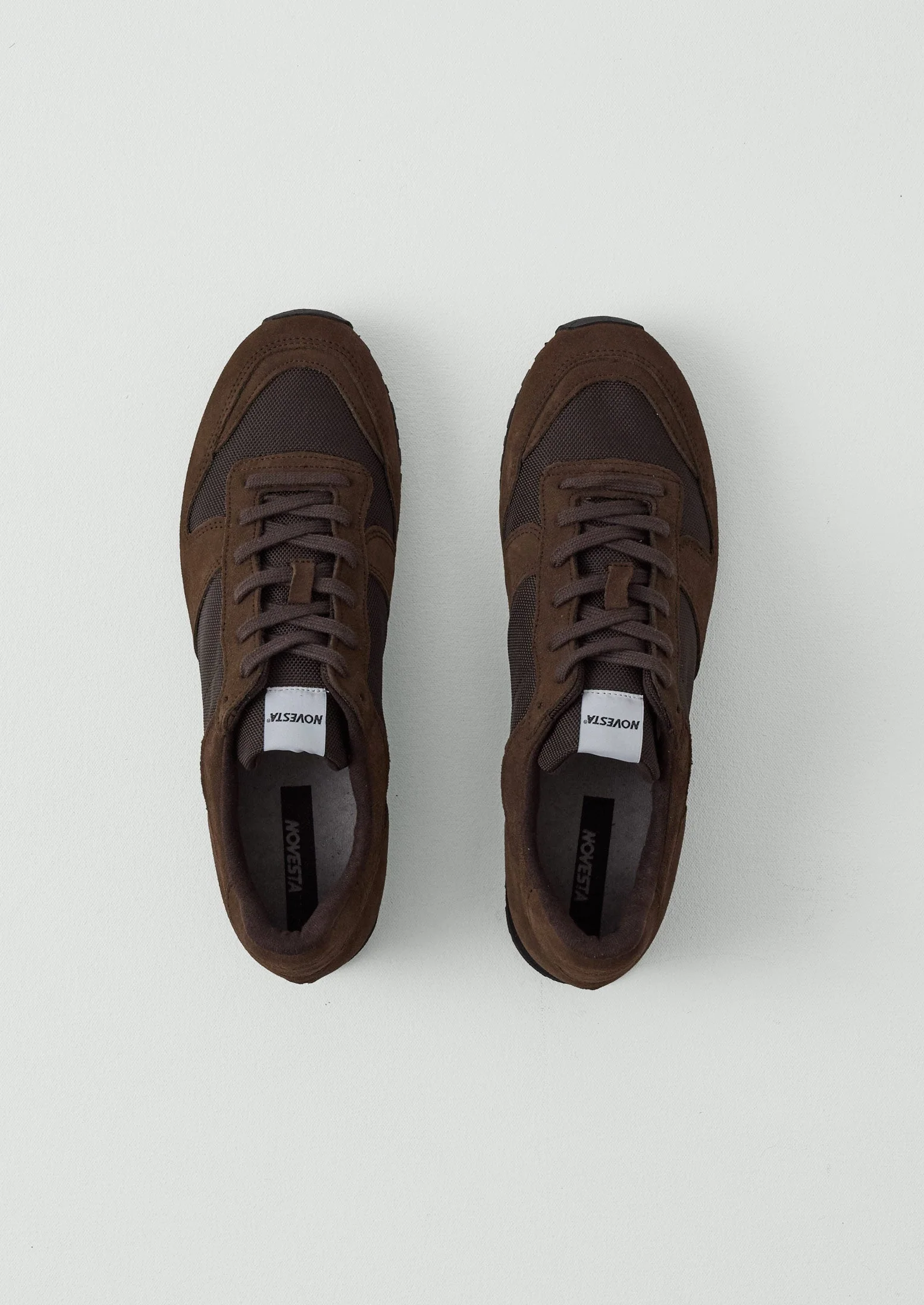 Novesta Marthon Runner Trainers | Bitter Chocolate - Image 3
