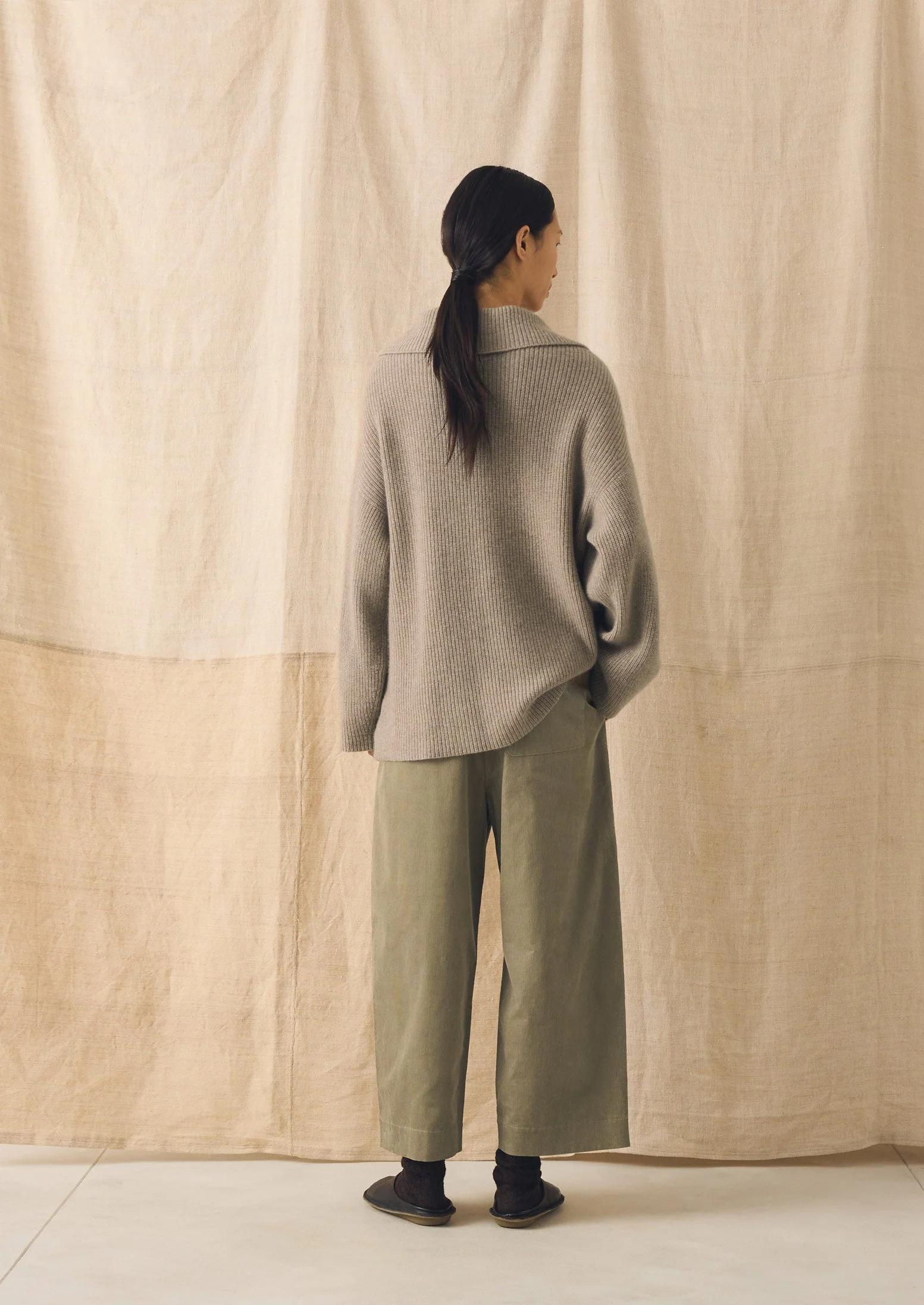 Barrel Leg Organic Cord Pants | Spelt - Image 5