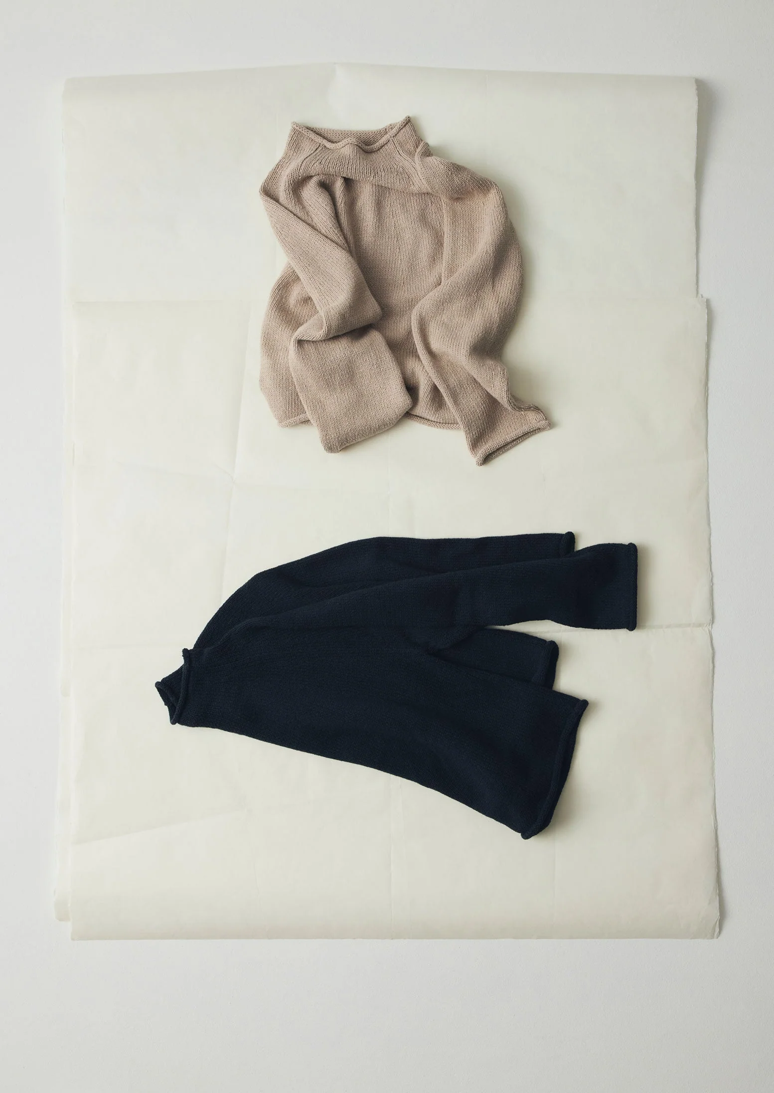Organic Cotton Linen Easy Sweater | Dark Navy - Image 7