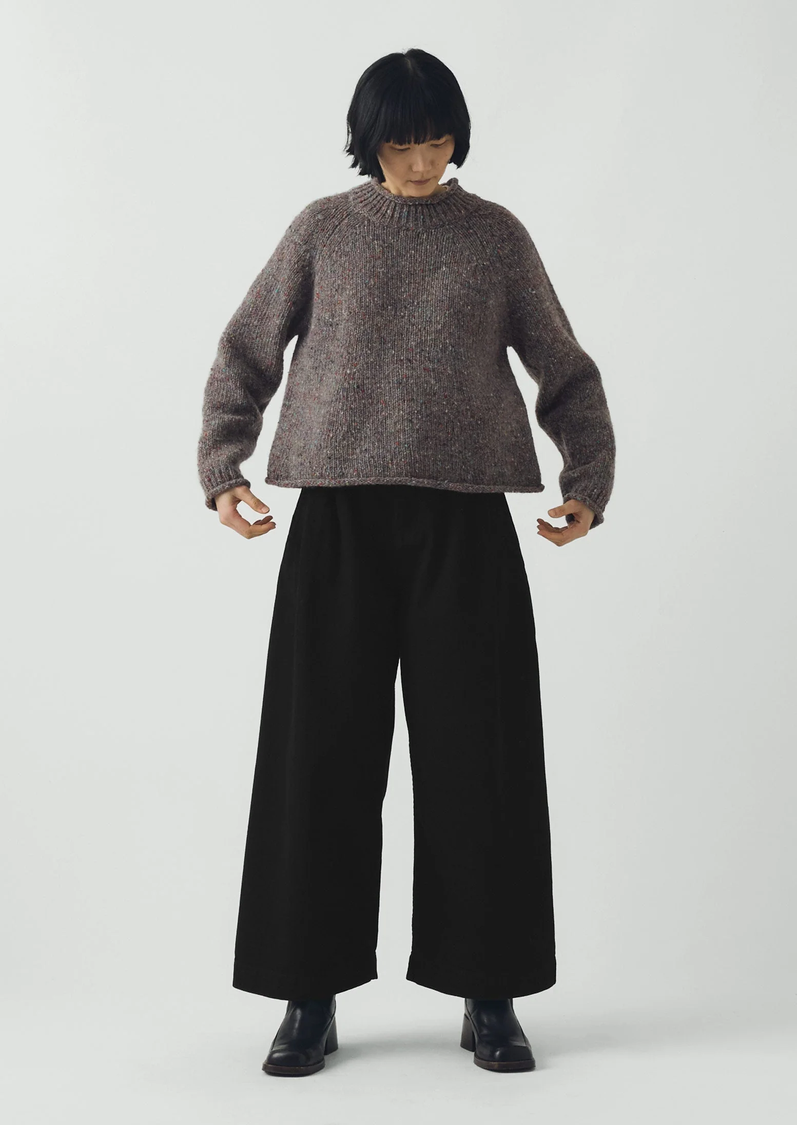 Orla Donegal Wool Sweater | Fossil - Image 5