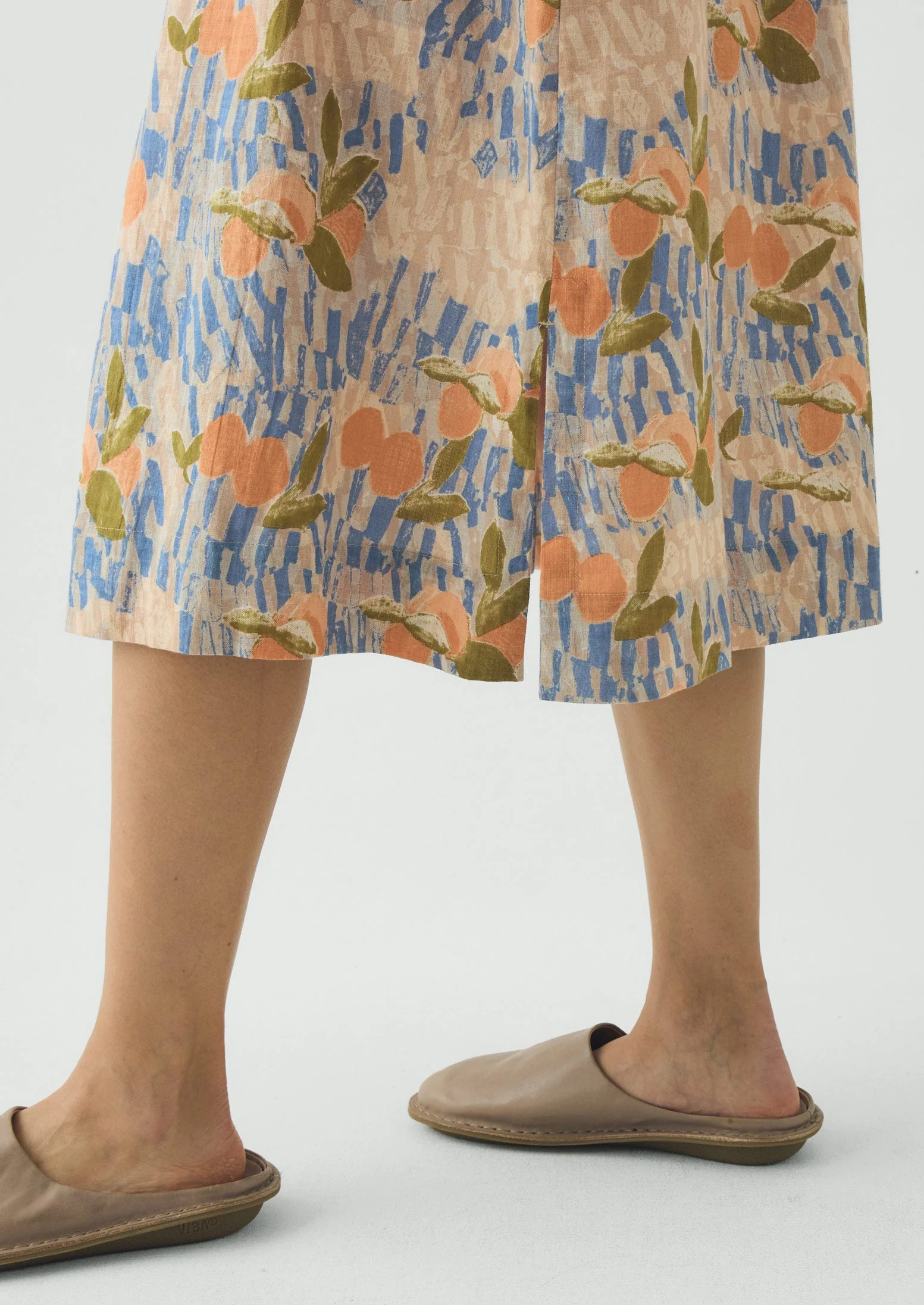 Picnic Print Cotton Nightdress | Ecru/Multi - Image 5
