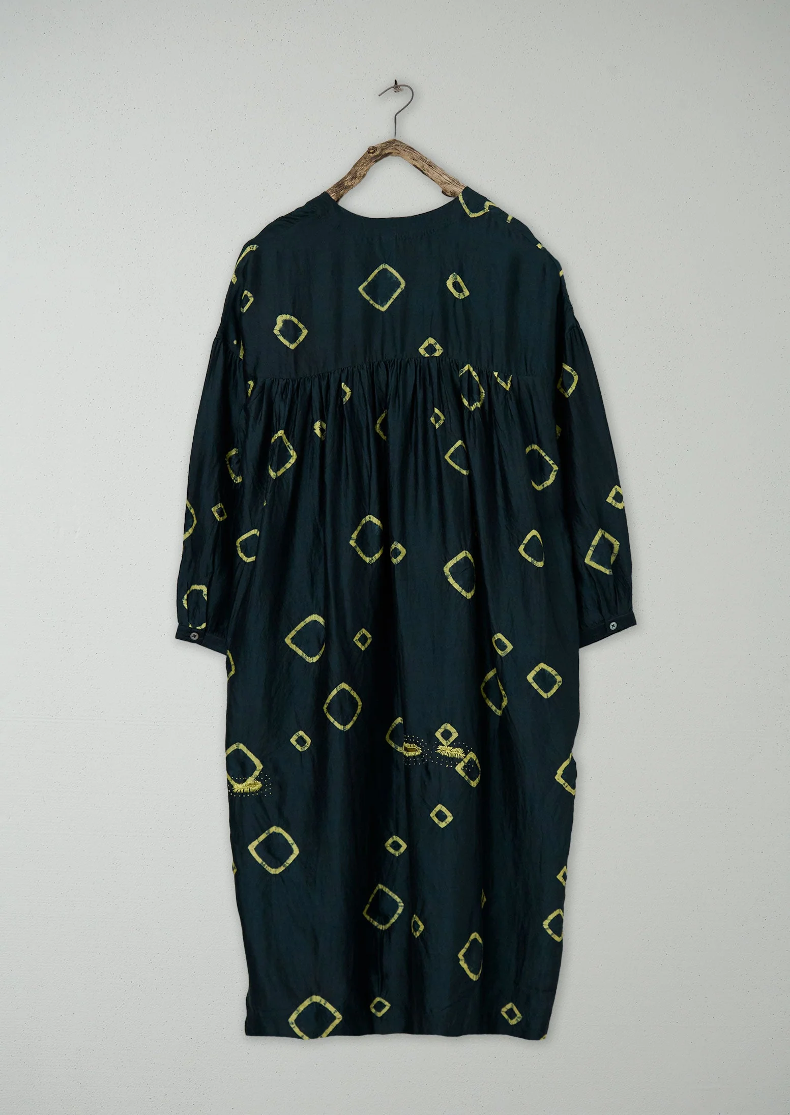 Renewed Hand Shibori Silk Dress XS (115) | Multi - Image 2