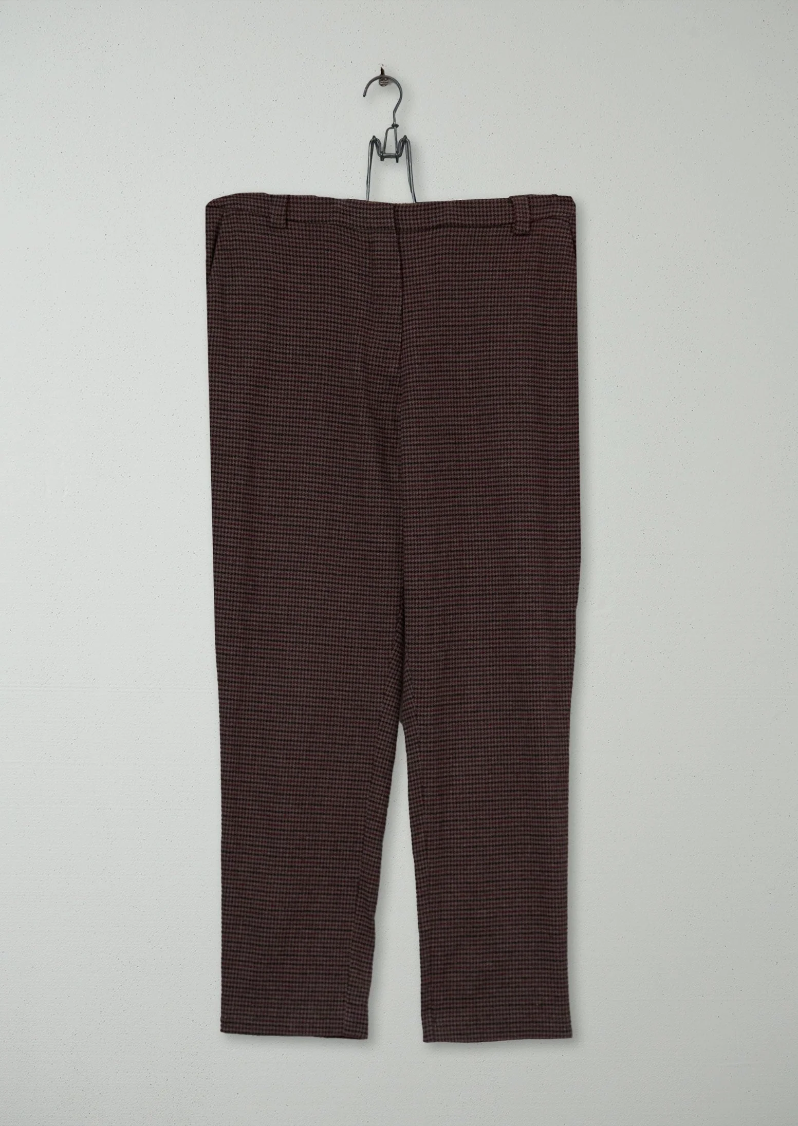 Reworn Check Cigarette Pants Size 14 (768) | Multi