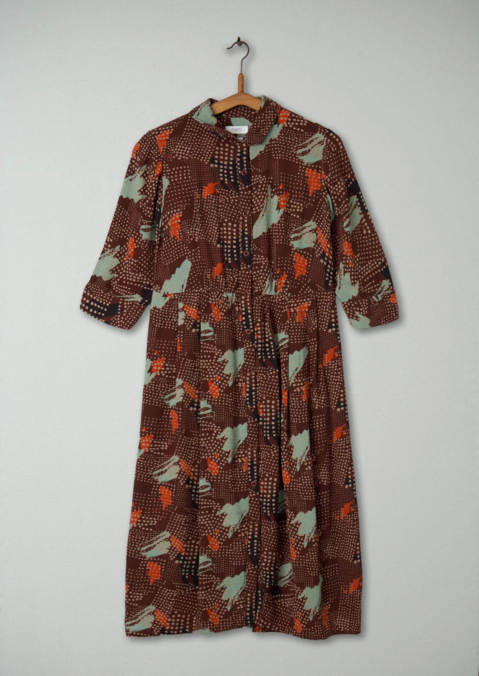 Reworn Crepe Dress Size 4 (1486) | Multi