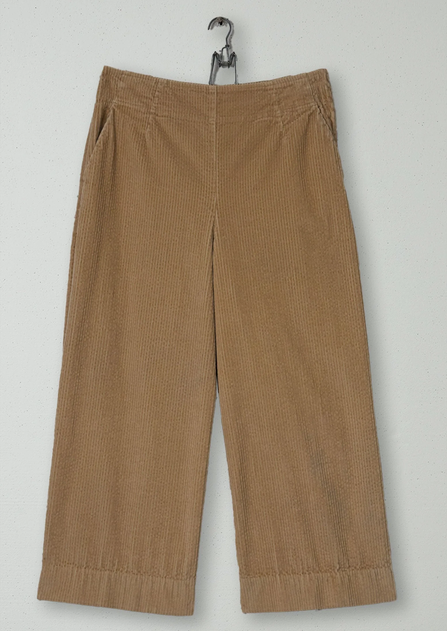 Reworn Organic Cord Culottes Size 14 (1059) | Blonde
