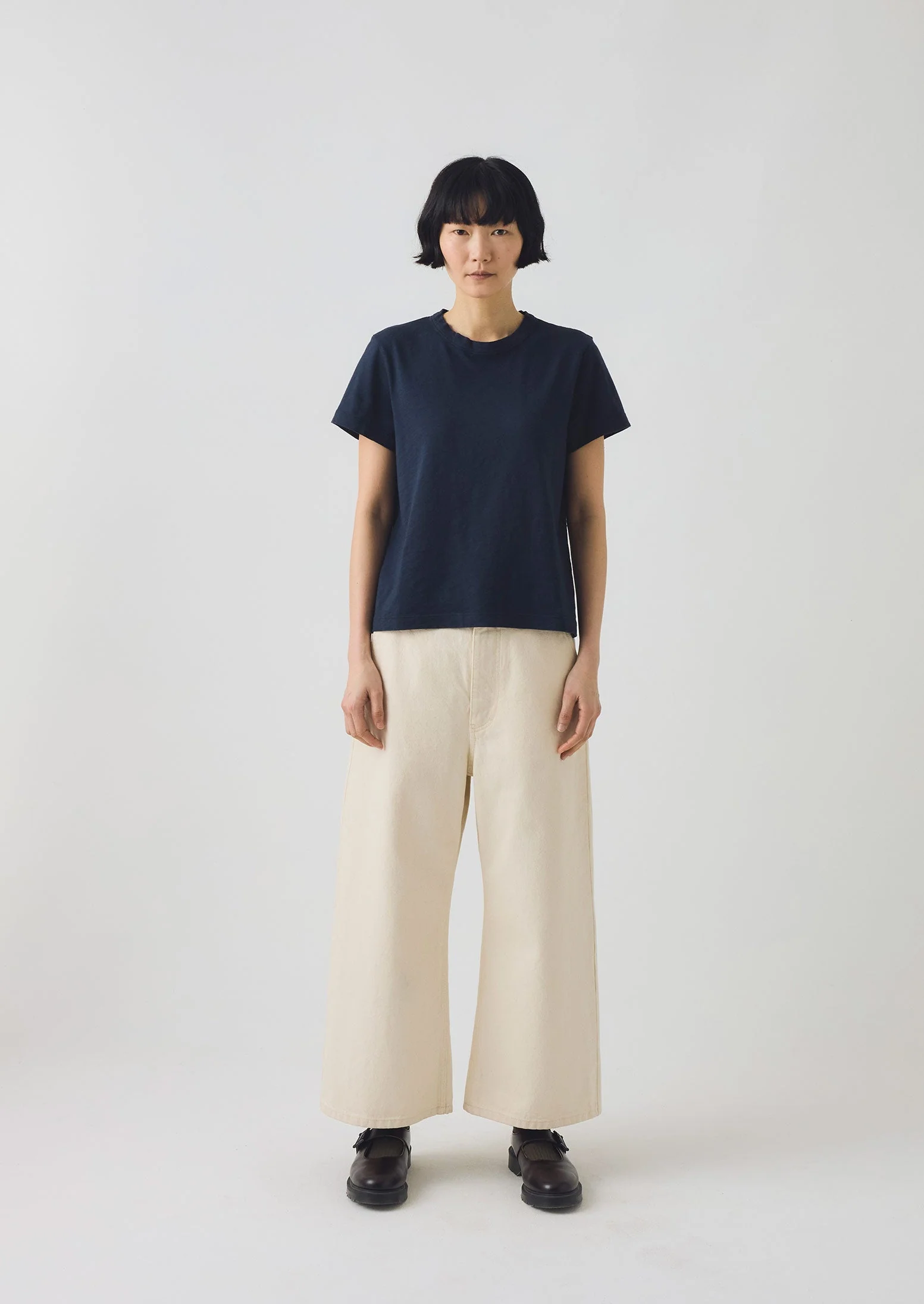 Sadie Organic Cotton Boy Tee | Dark Indigo - Image 2