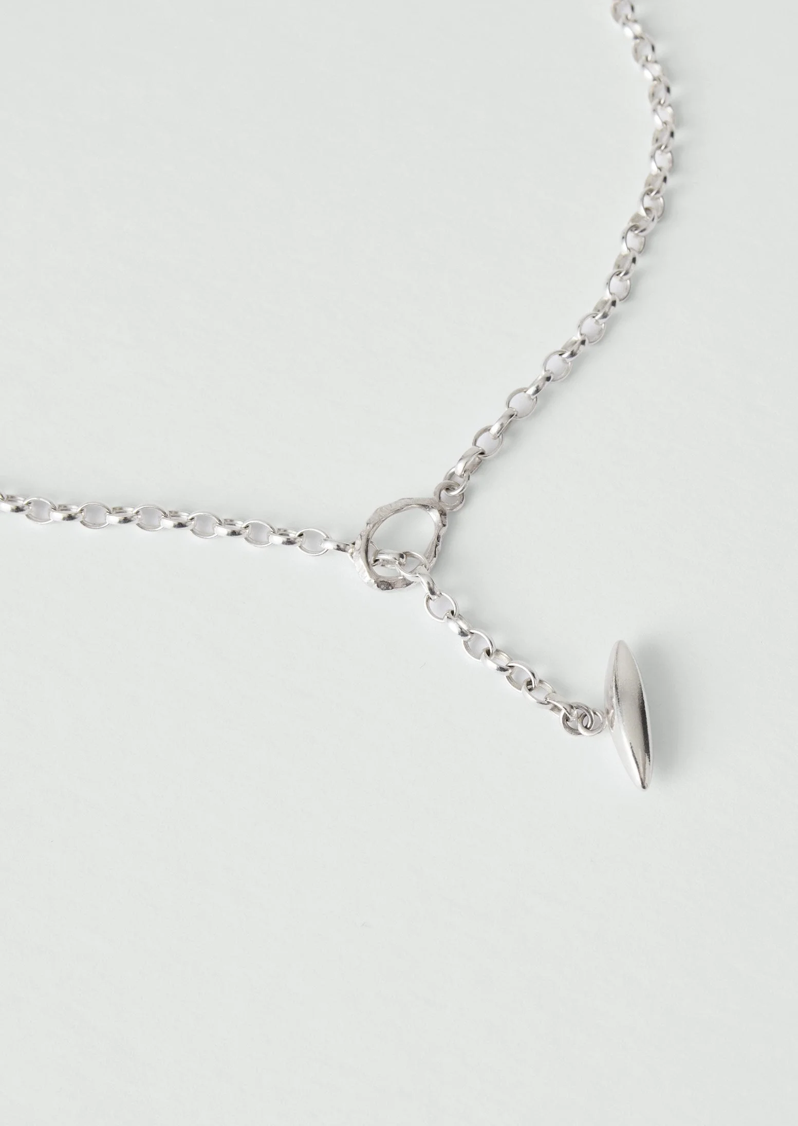 Sally Lacock Pod Toggle Silver Necklace | Silver - Image 5