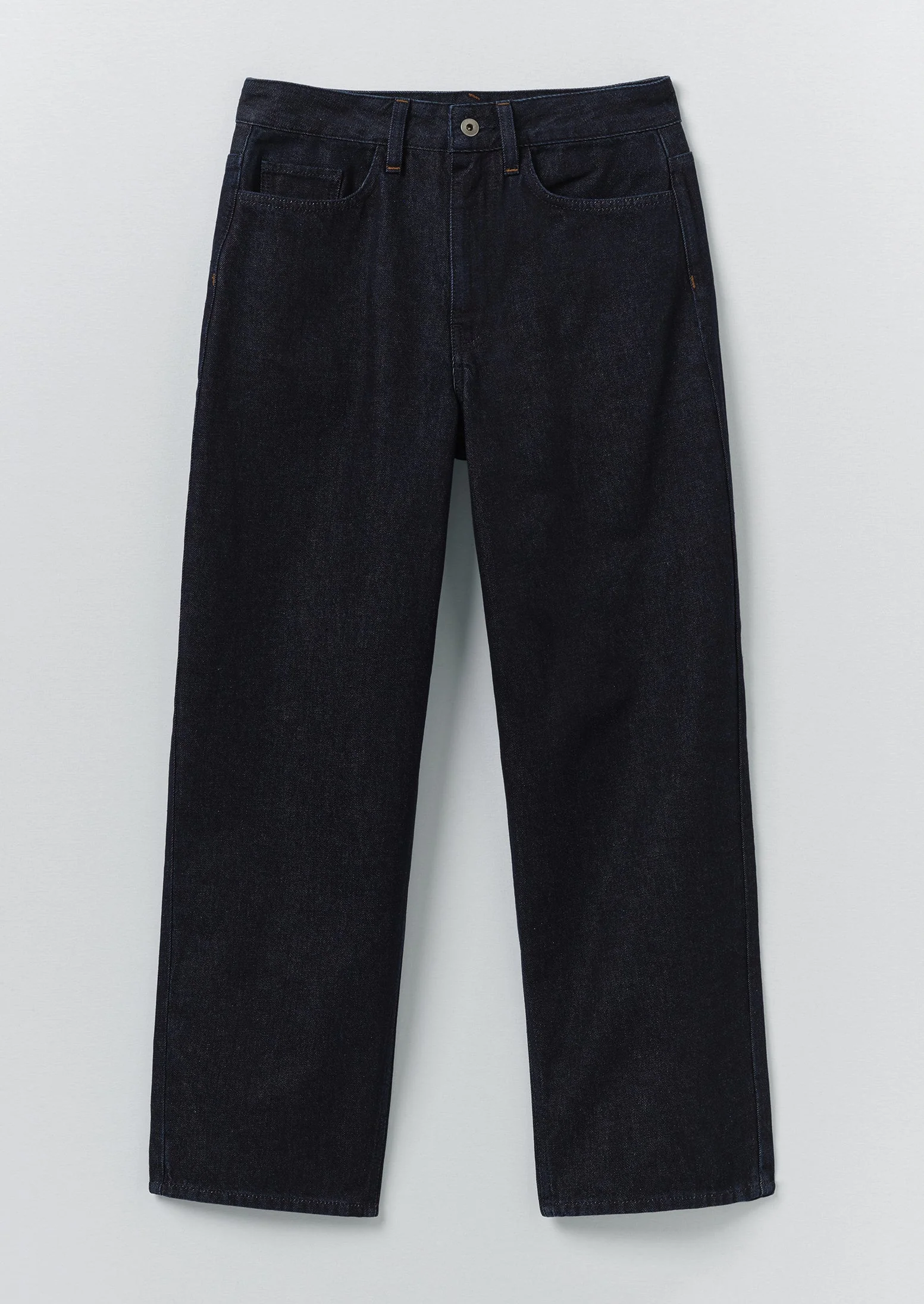 Tapered Indigo Denim Pants | Indigo - Image 5