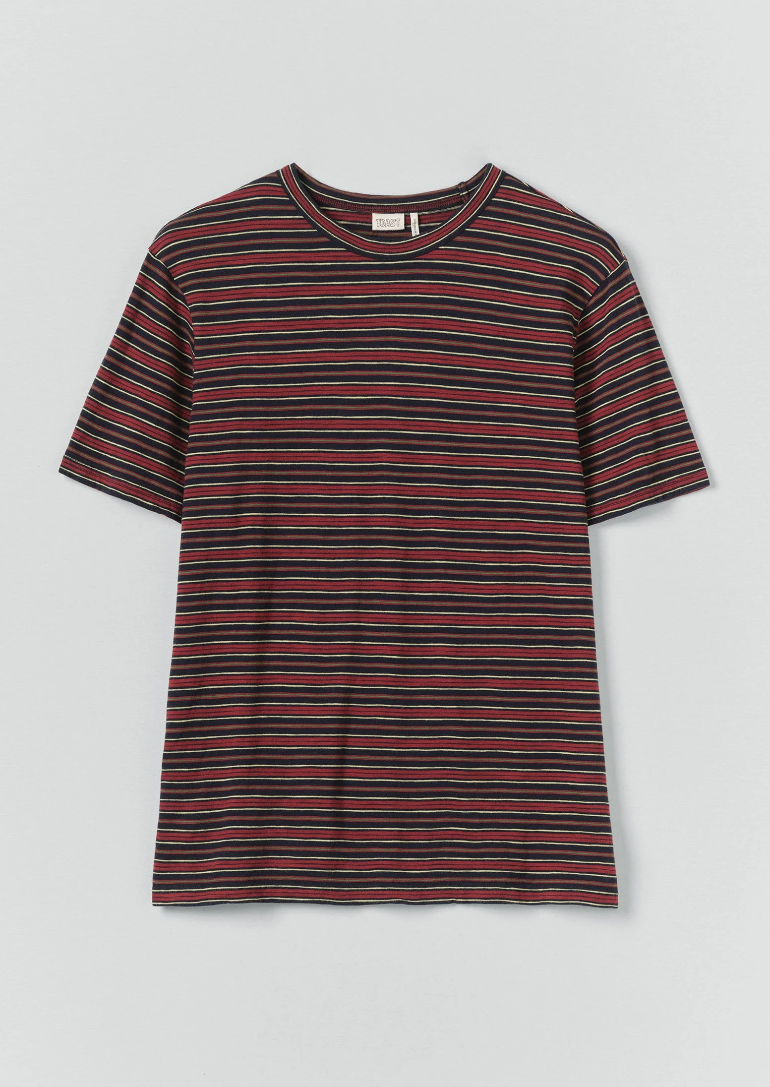 Theo Cotton Stripe Short Sleeve Tee | Provencal Blue/Multi