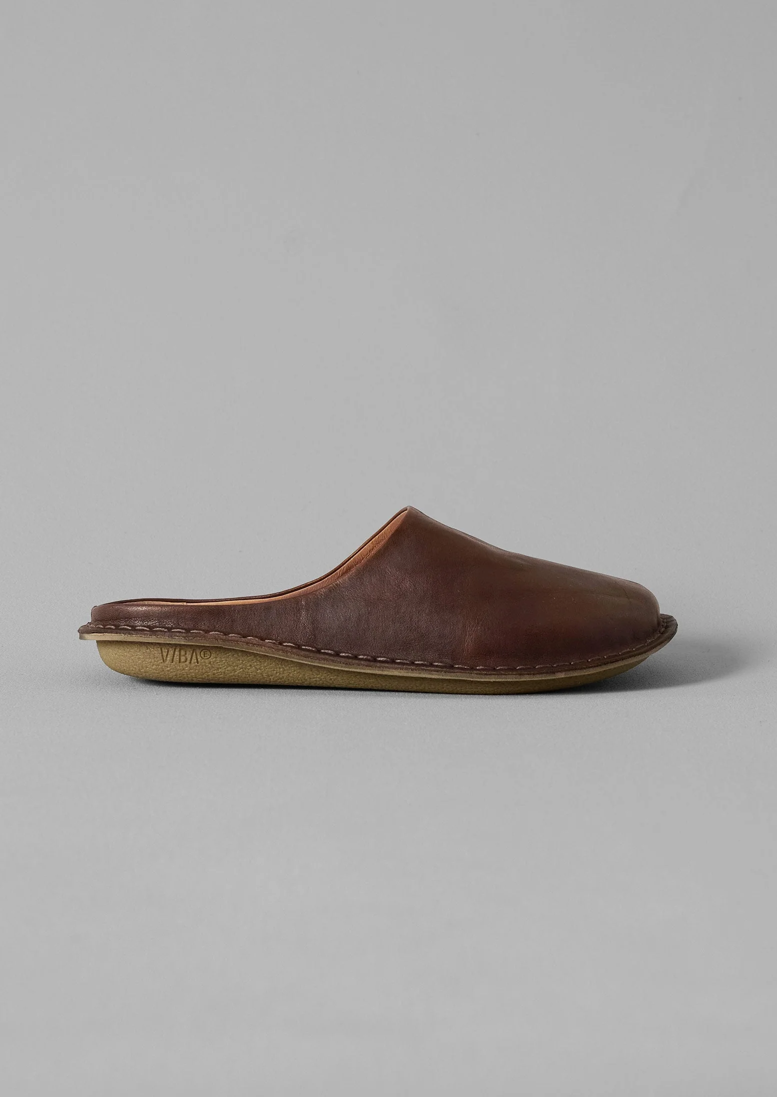 Vibae Leather Mules | Cocoa Brown - Image 2
