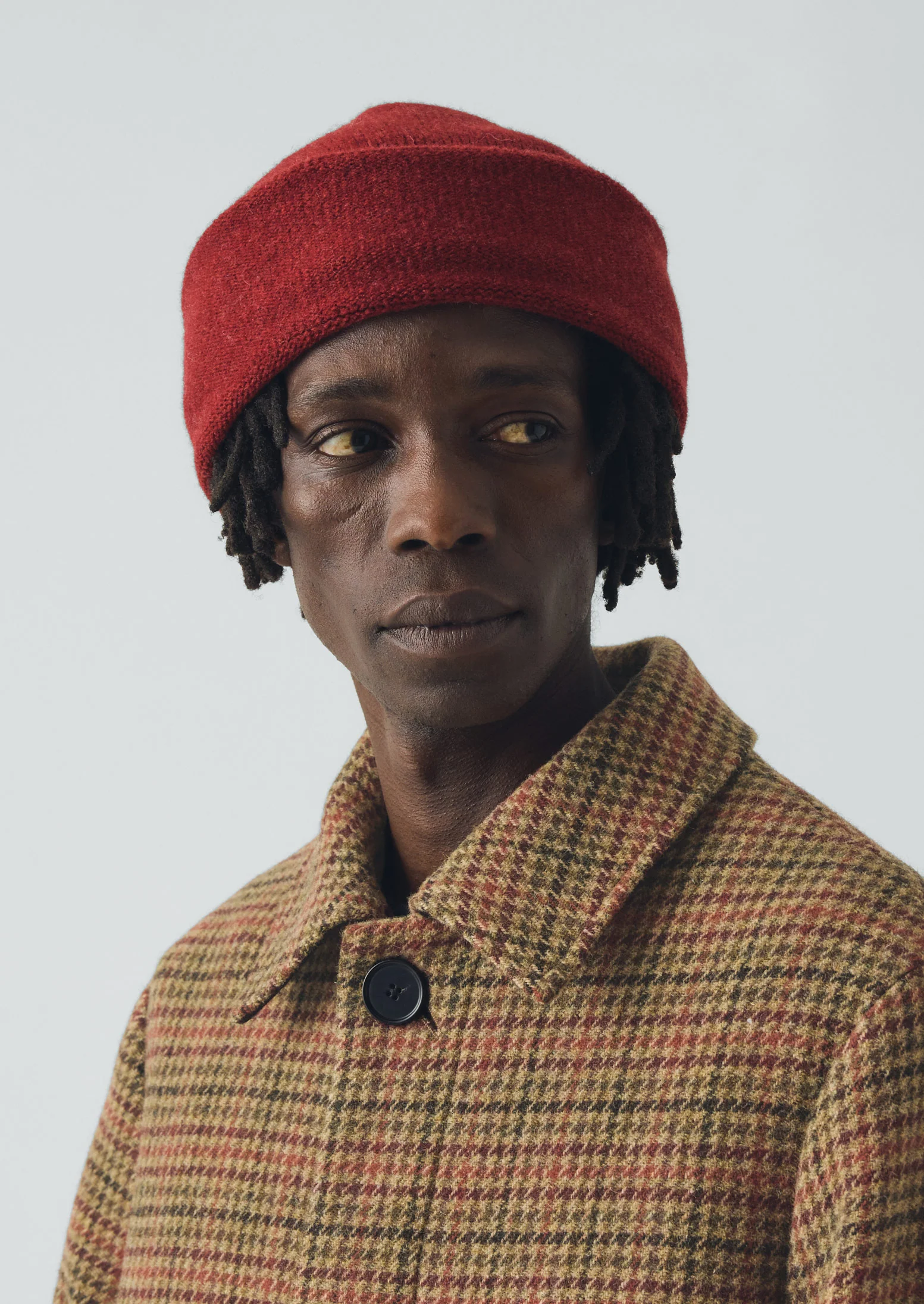 Washed Lambswool Beanie | Red Rock - Image 4
